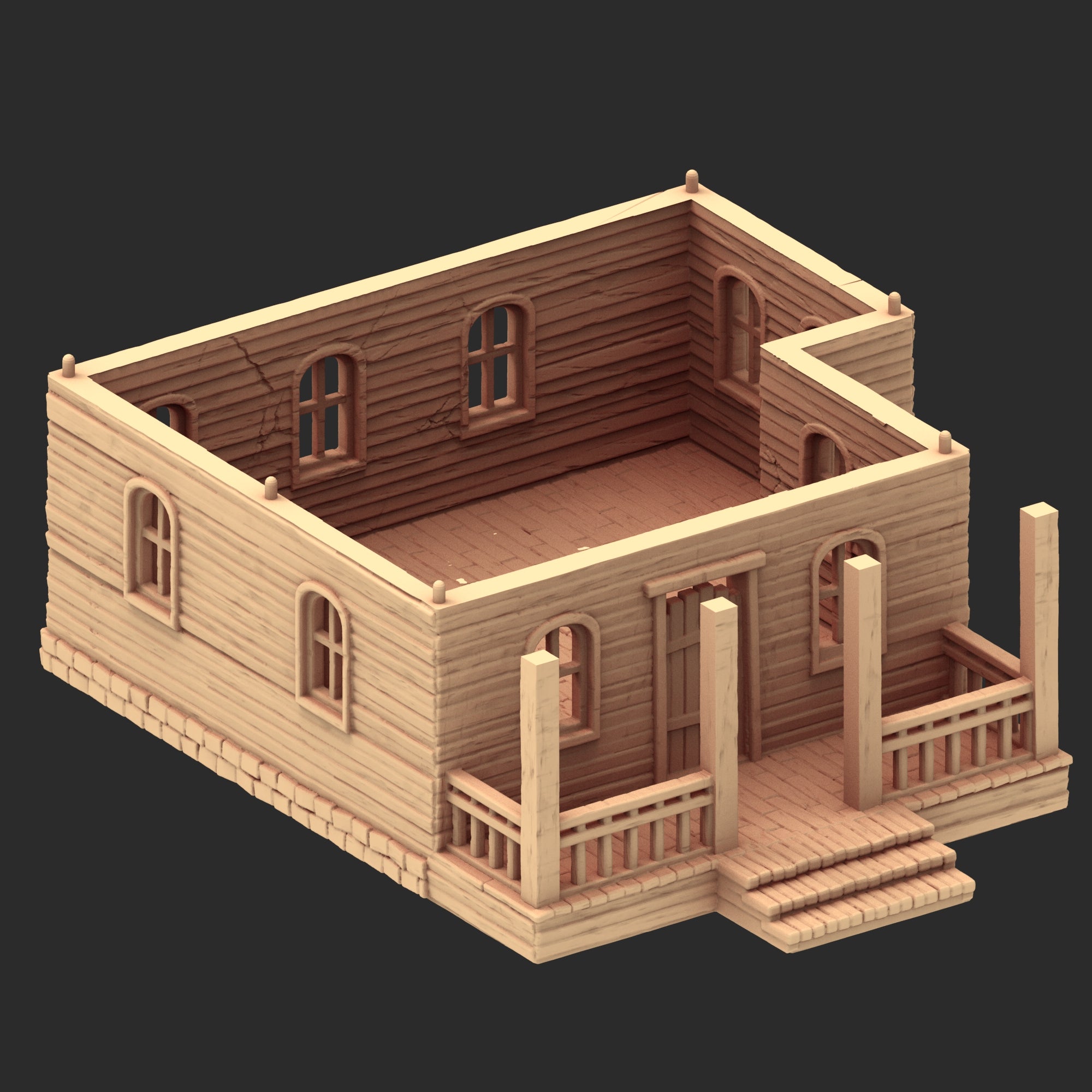 Wild West - Small town Part 2 - x13 Buildings