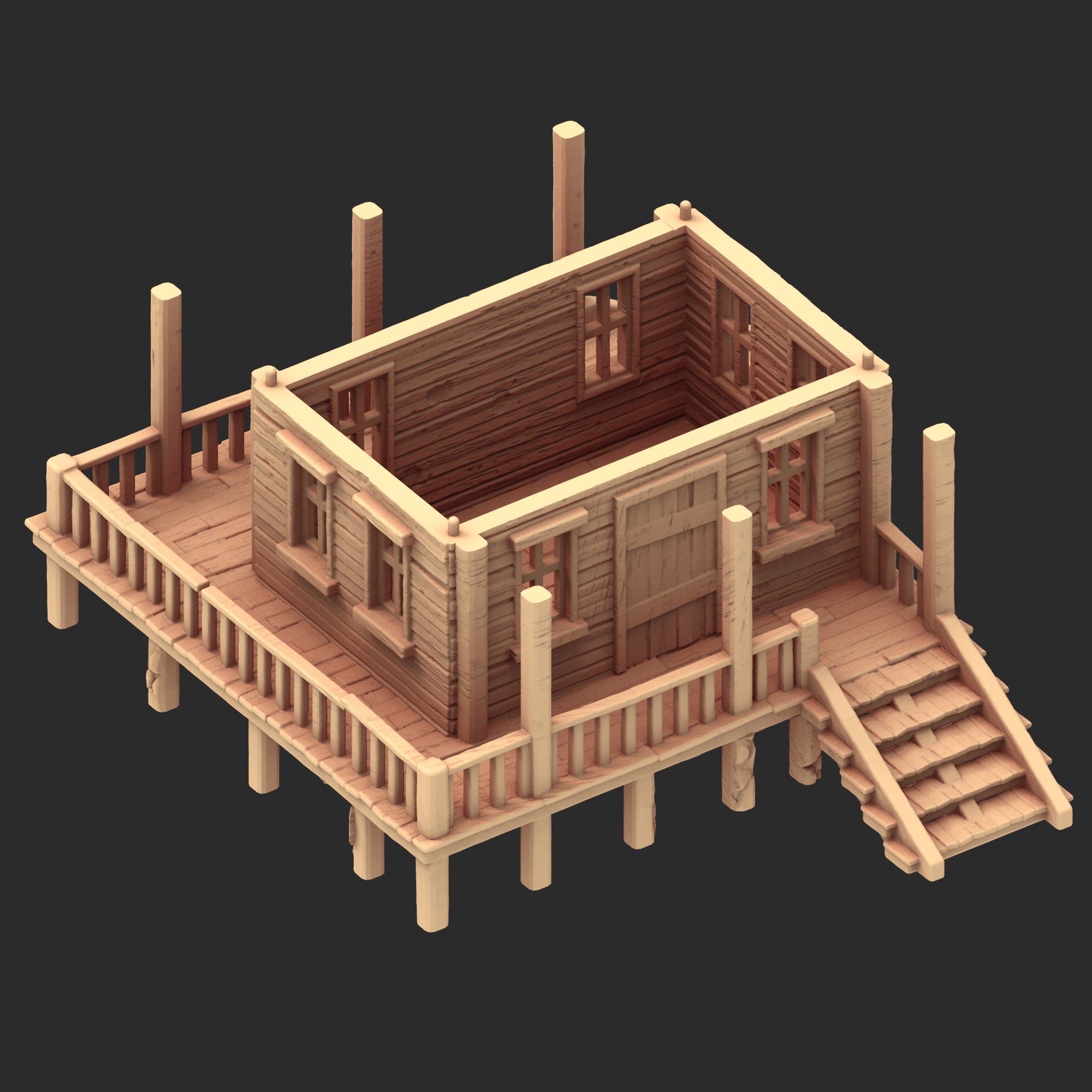 Wild West - Small town Part 2 - x13 Buildings