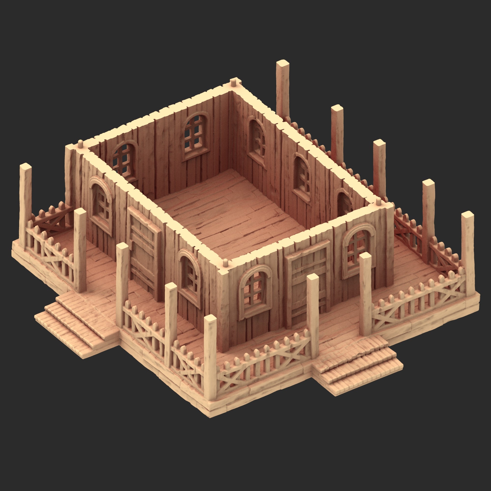 Wild West - Small town Part 2 - x13 Buildings