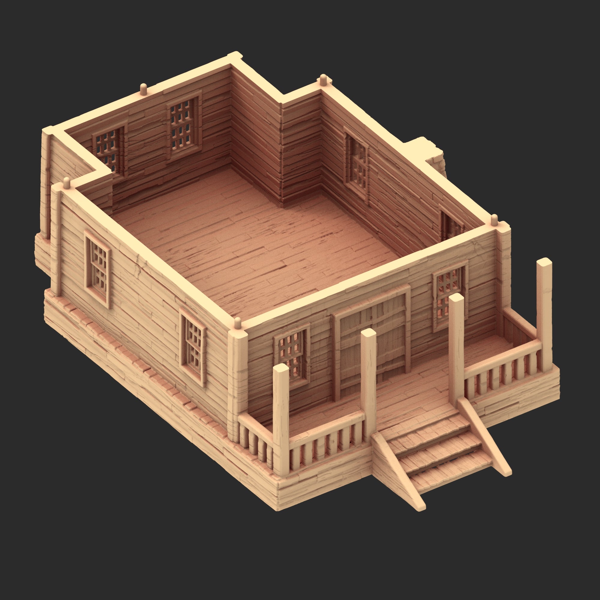 Wild West - Small town Part 2 - x13 Buildings