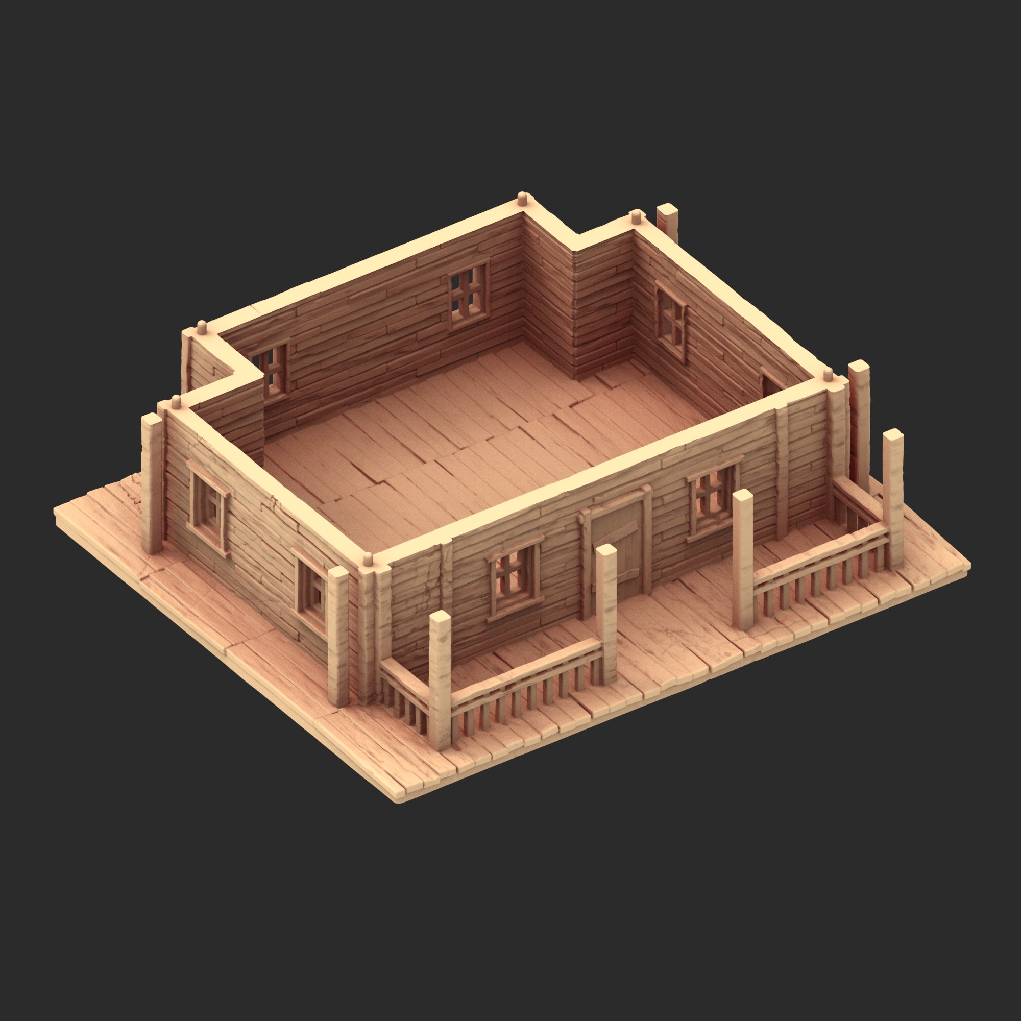 Wild West - Small town Part 2 - x13 Buildings