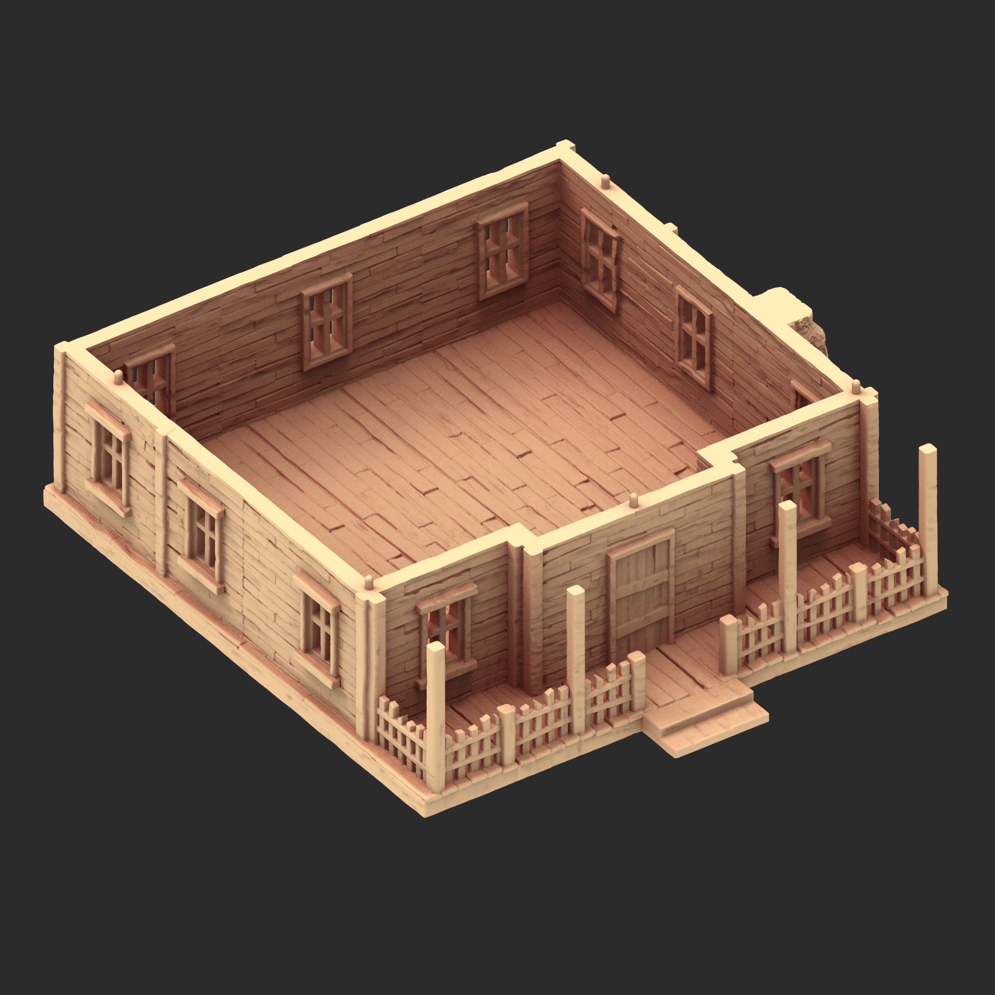 Wild West - Small town Part 2 - x13 Buildings