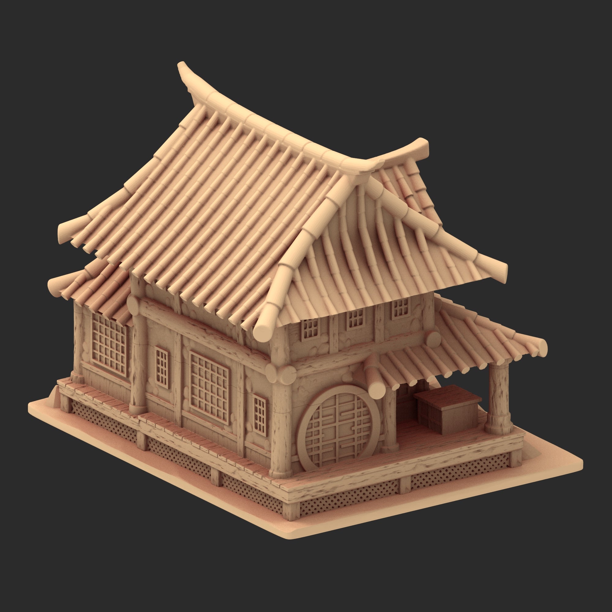 Stylized Japanese architecture - Part 3 - x8 Buildings