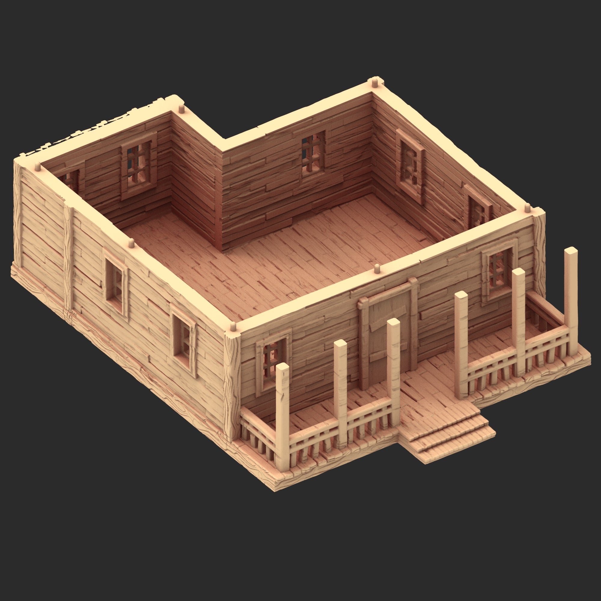 Wild West - Small town Part 2 - x13 Buildings