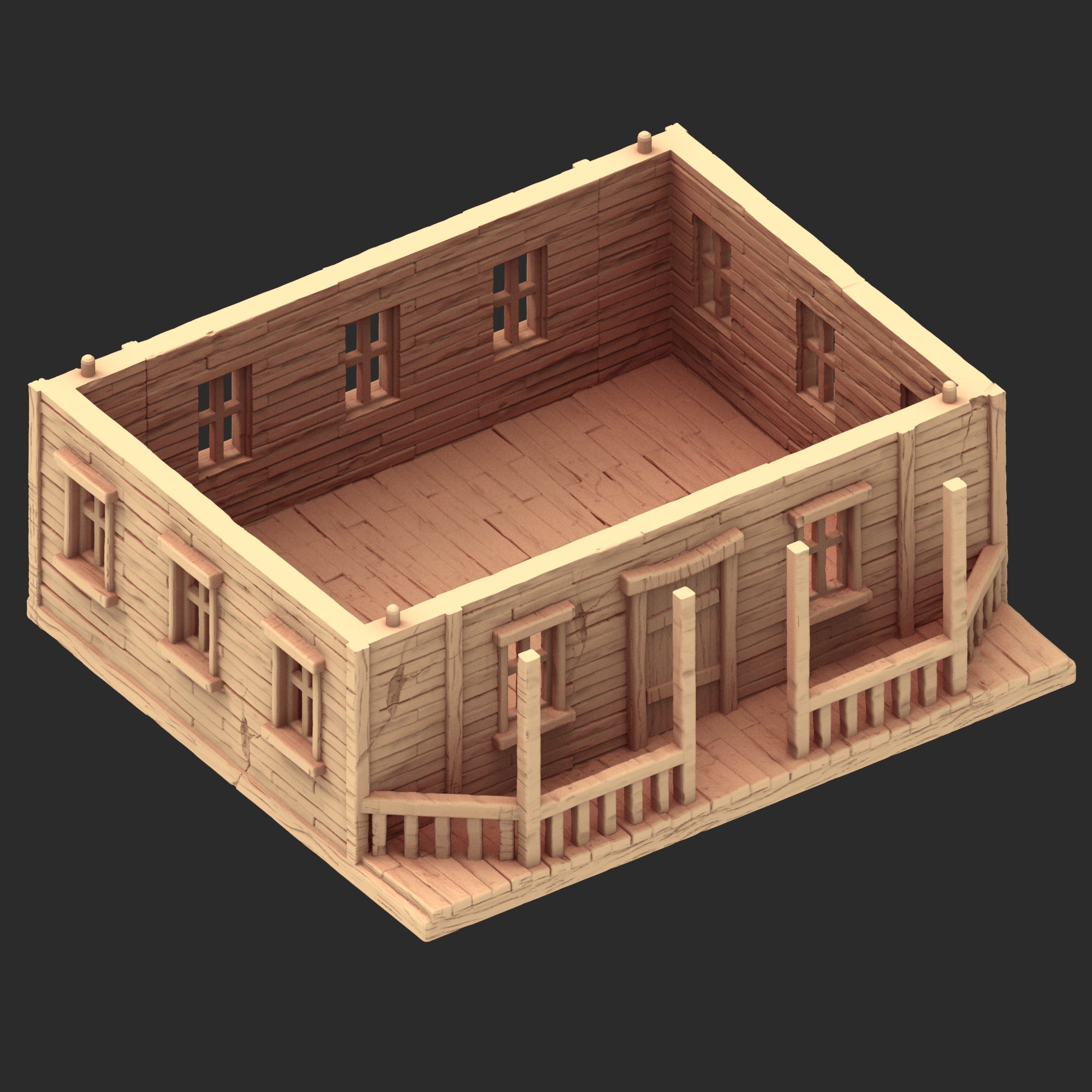 Wild West - Small town Part 2 - x13 Buildings