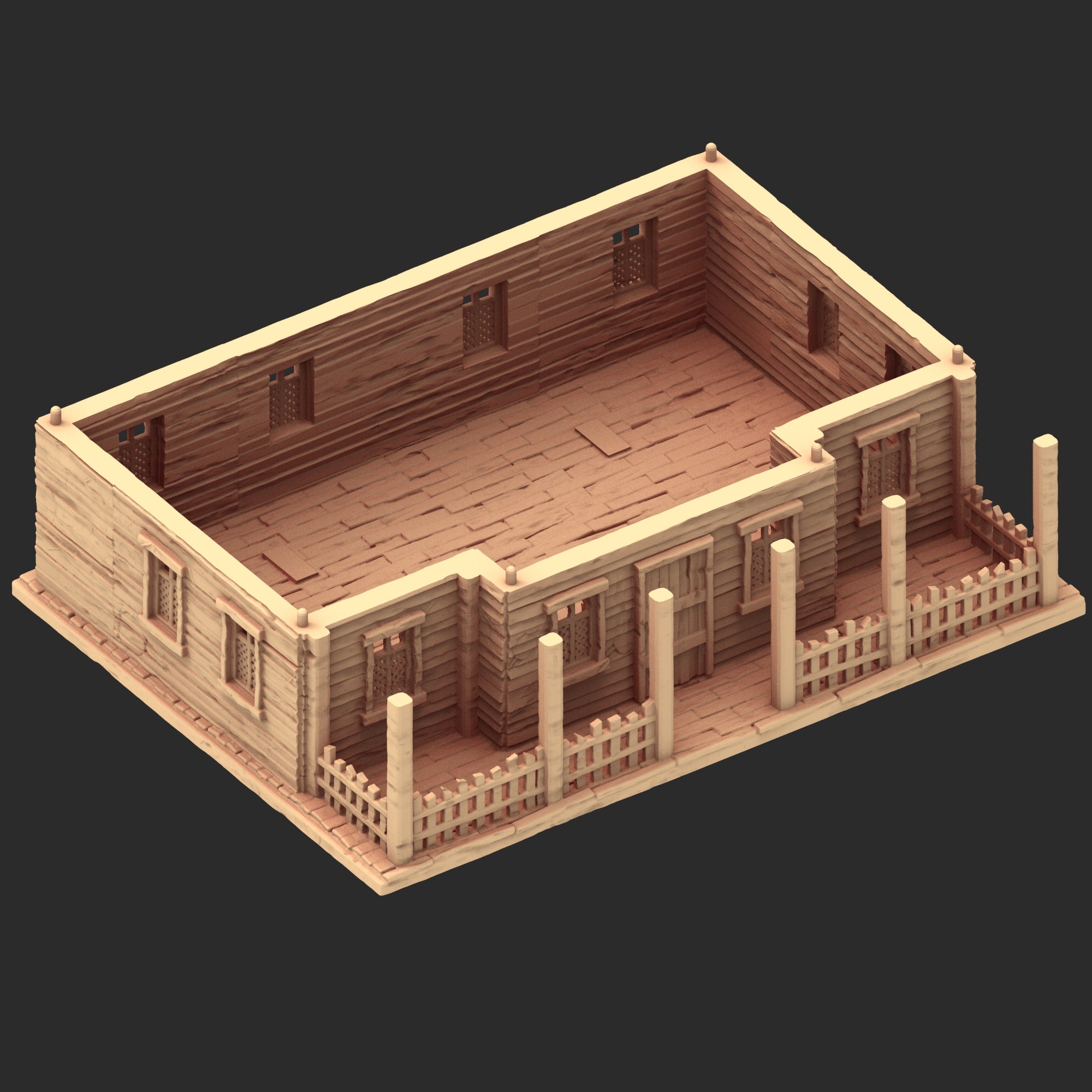 Wild West - Small town Part 2 - x13 Buildings