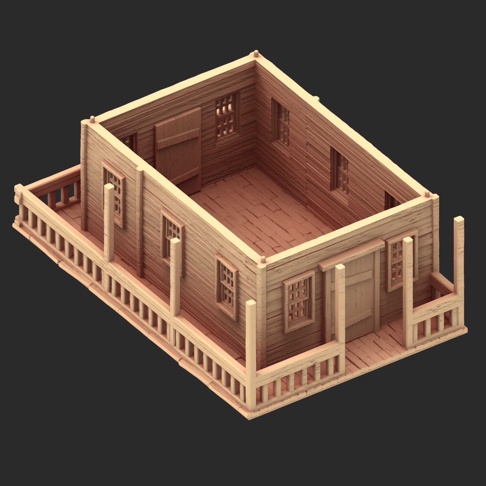 Wild West - Small town Part 2 - x13 Buildings