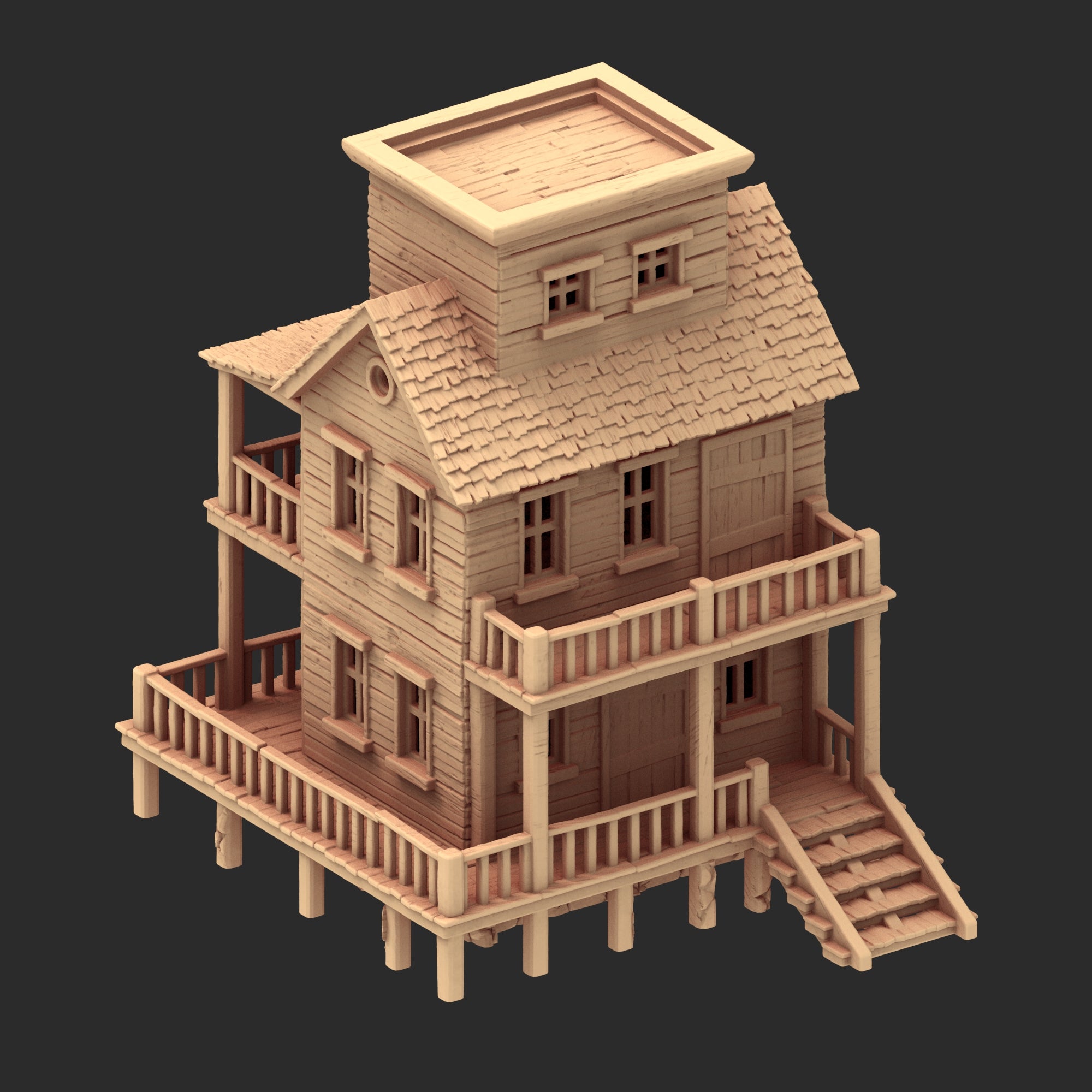 Wild West - Small town Part 2 - x13 Buildings