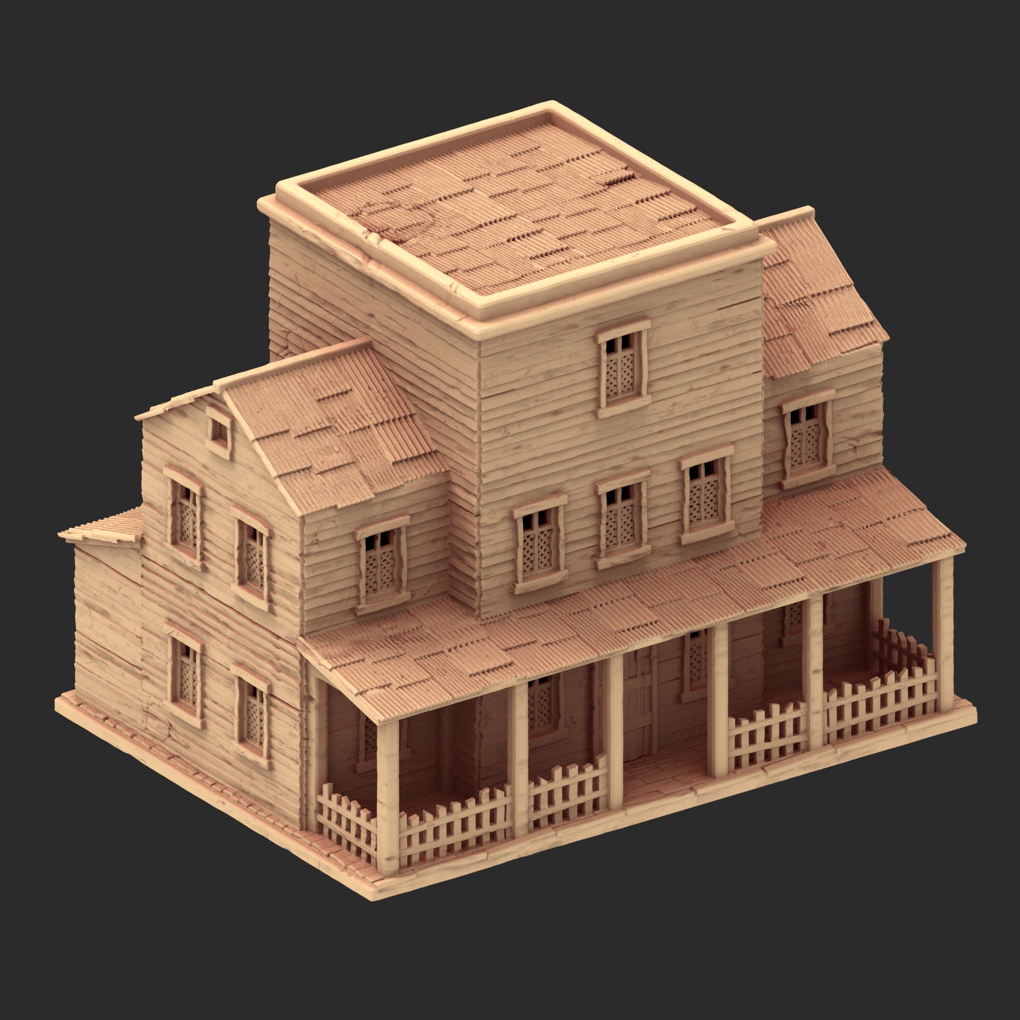 Wild West - Small town Part 2 - x13 Buildings