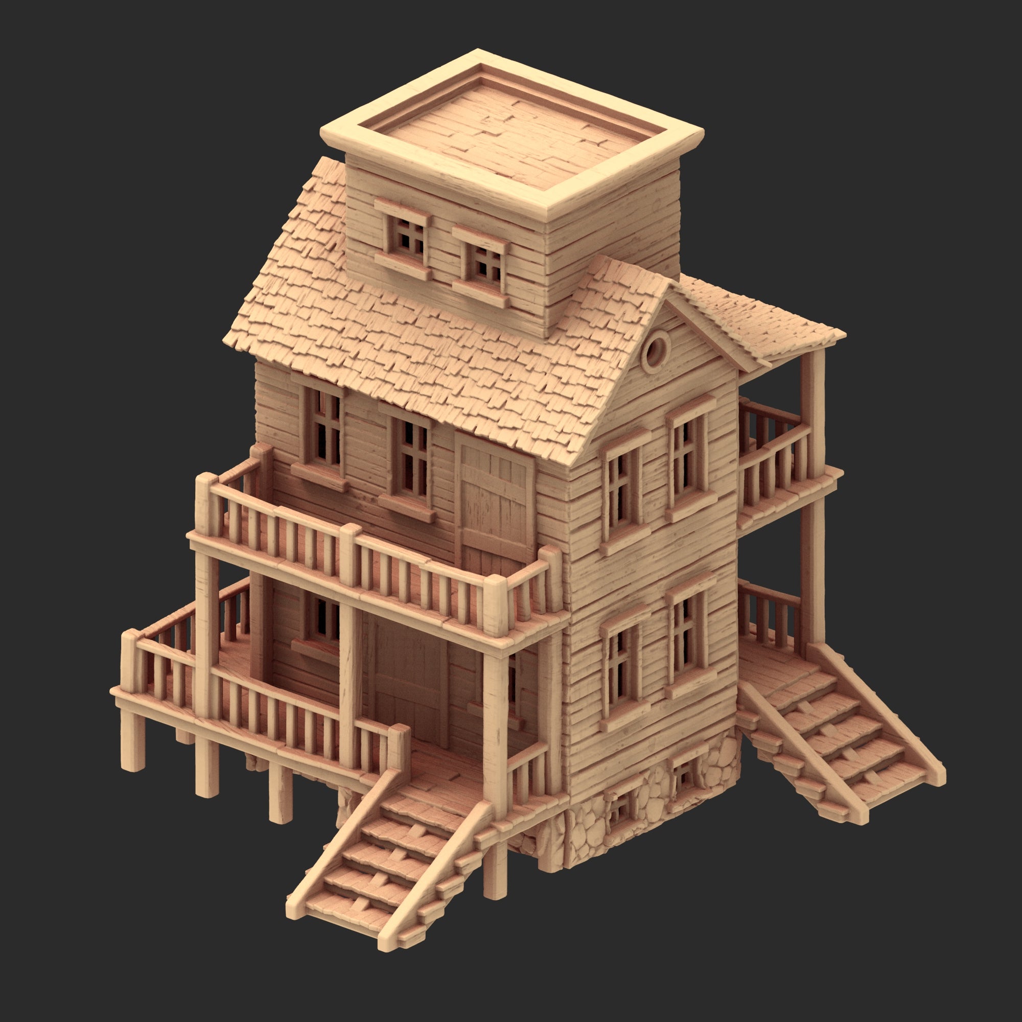 Wild West - Small town Part 2 - x13 Buildings