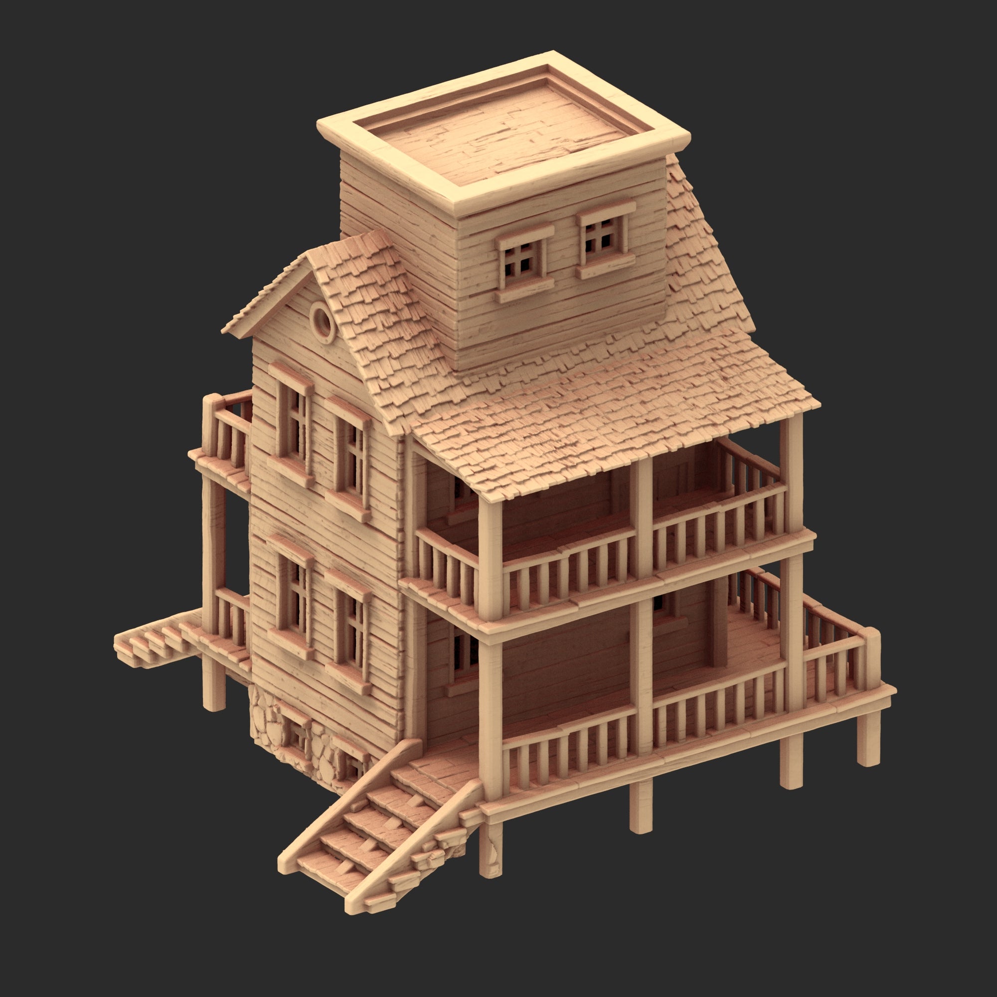 Wild West - Small town Part 2 - x13 Buildings