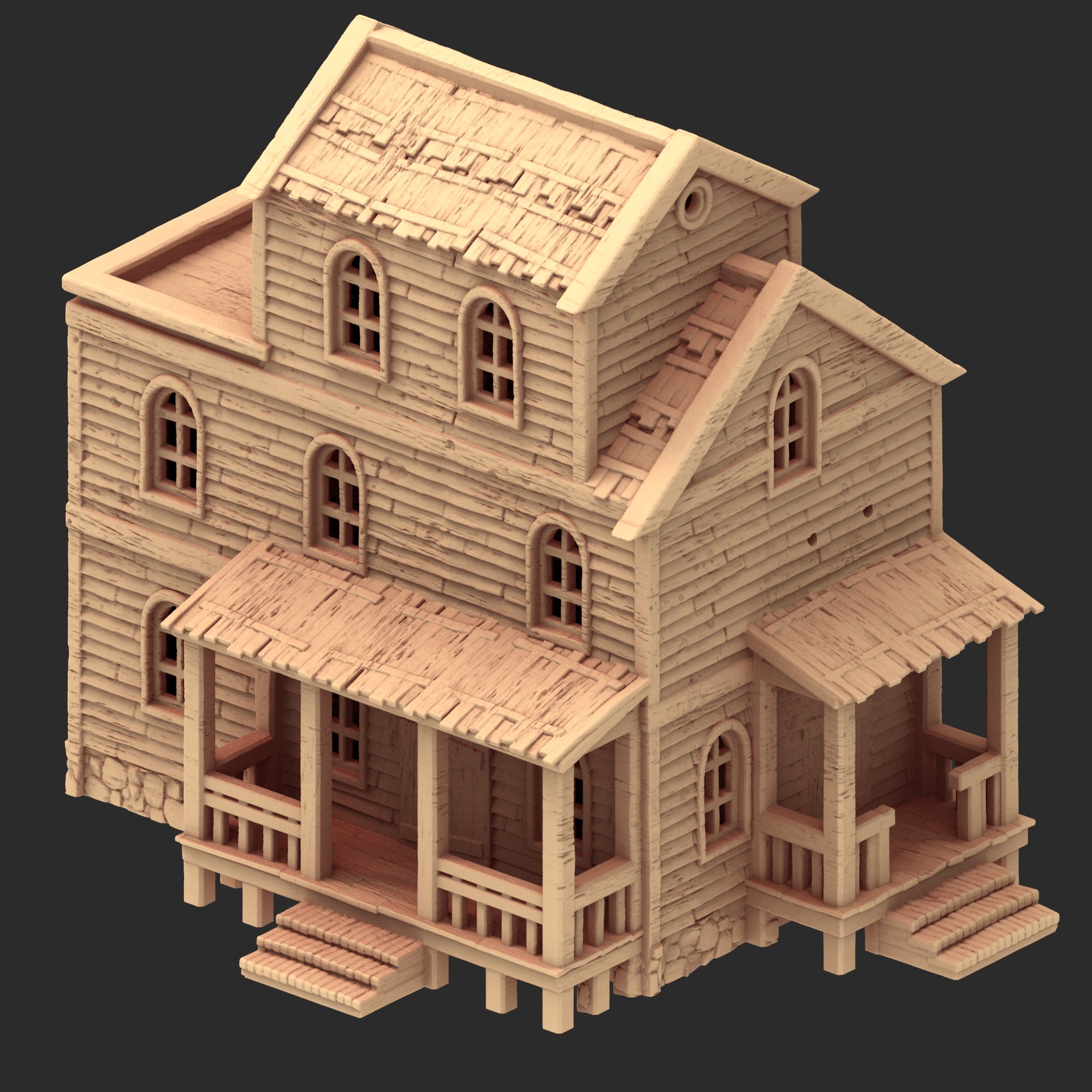 Wild West - Small town Part 2 - x13 Buildings