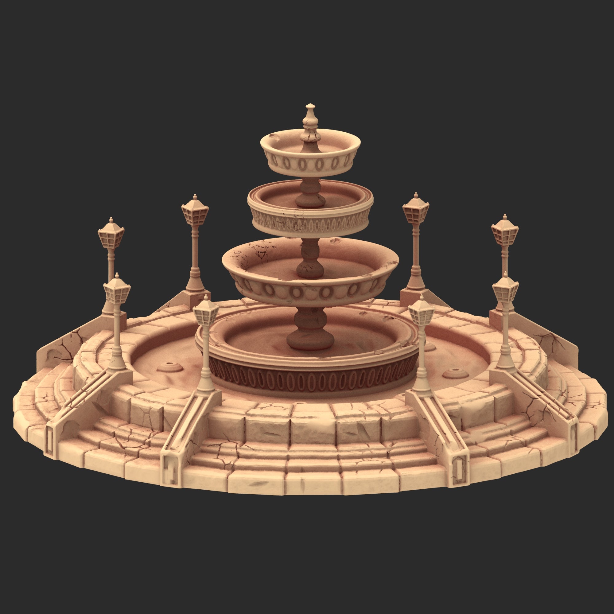 Market Town Part 1 - x10 Buildings, x6 Stalls