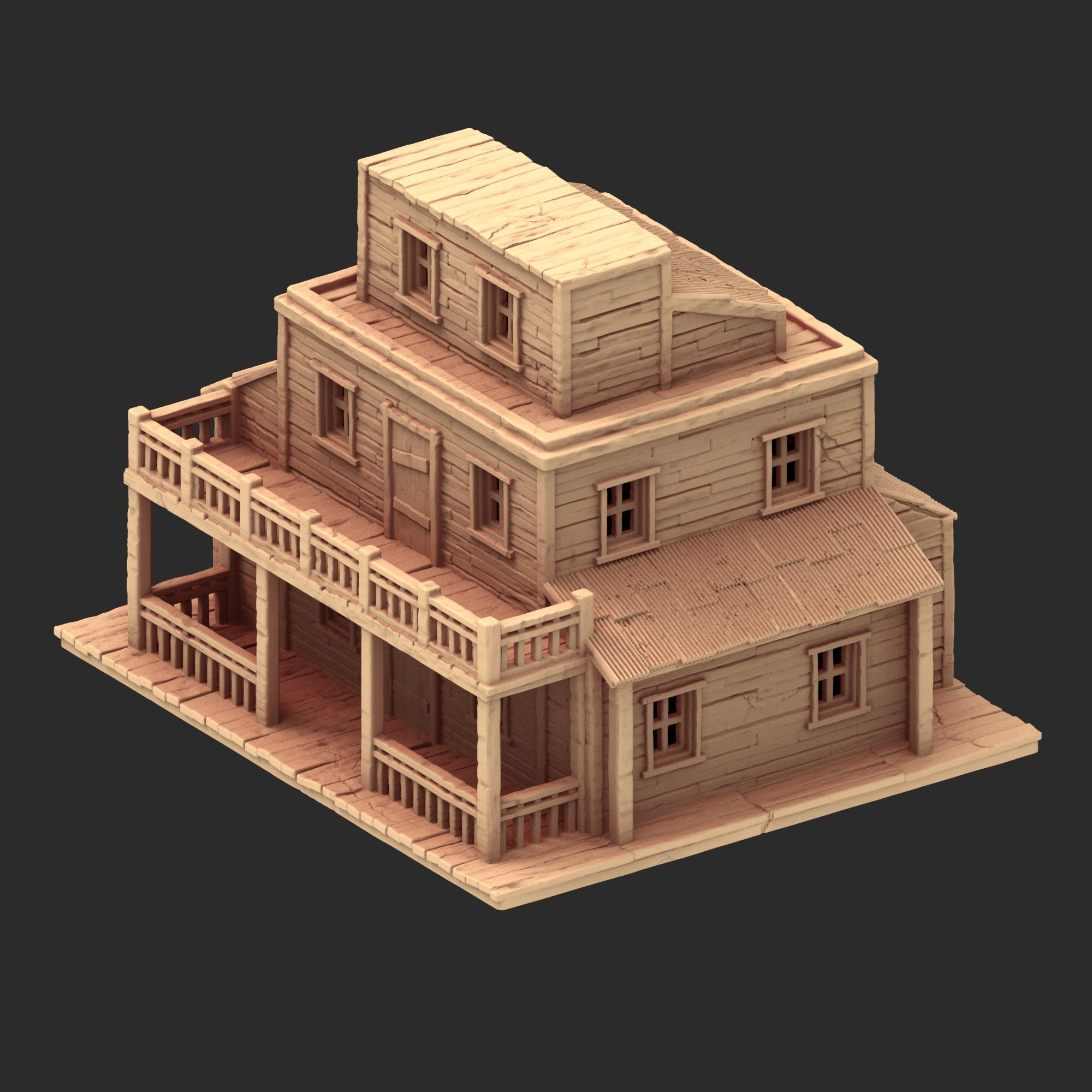 Wild West - Small town Part 2 - x13 Buildings