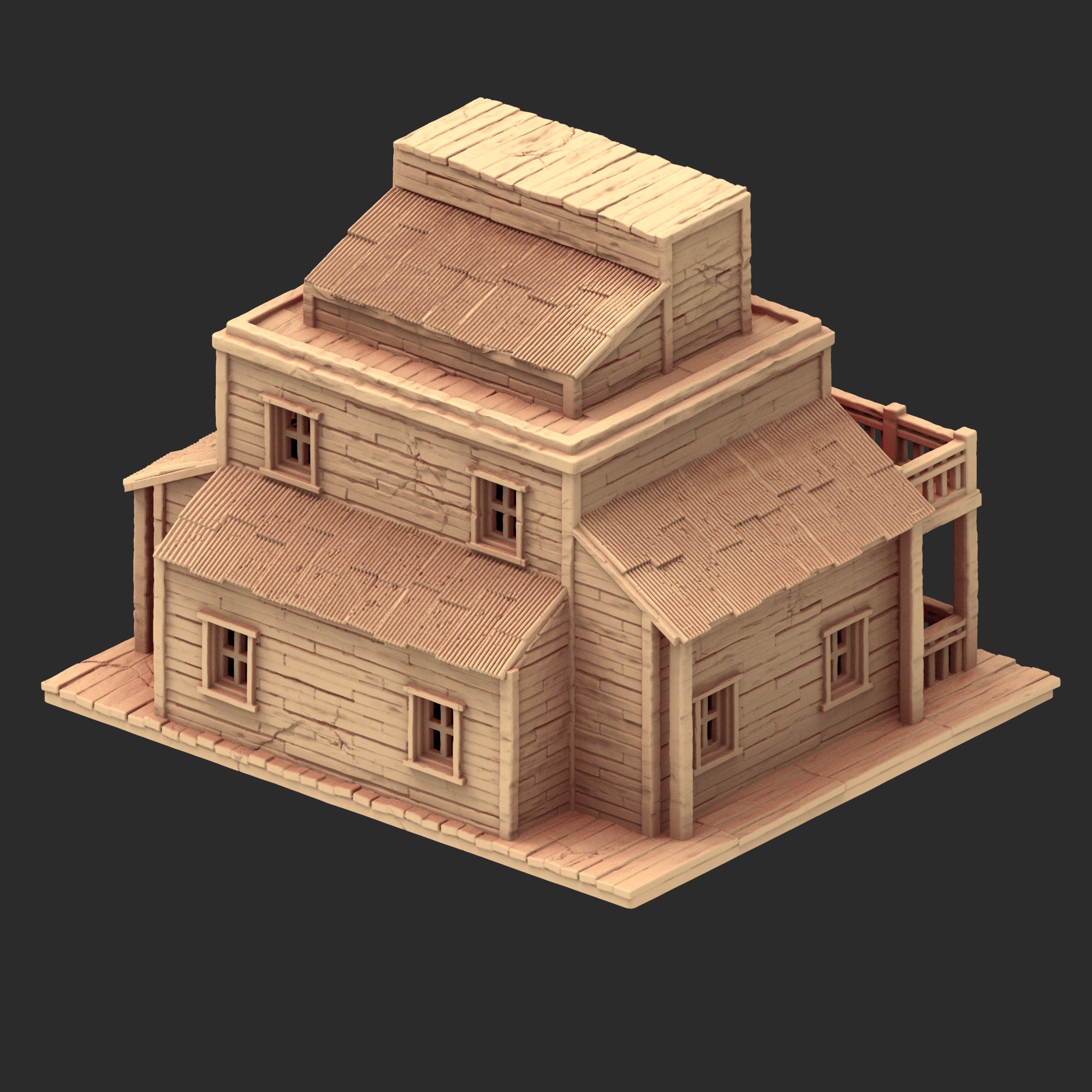 Wild West - Small town Part 2 - x13 Buildings