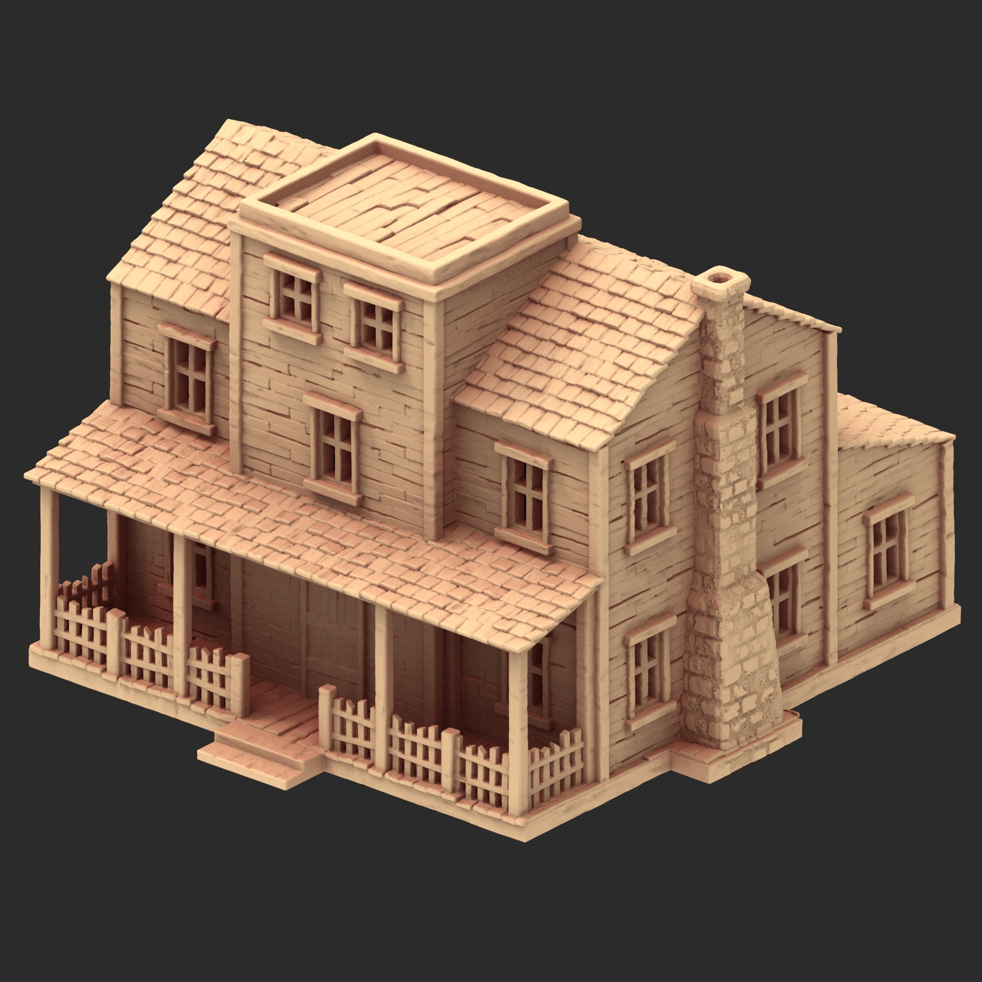 Wild West - Small town Part 2 - x13 Buildings