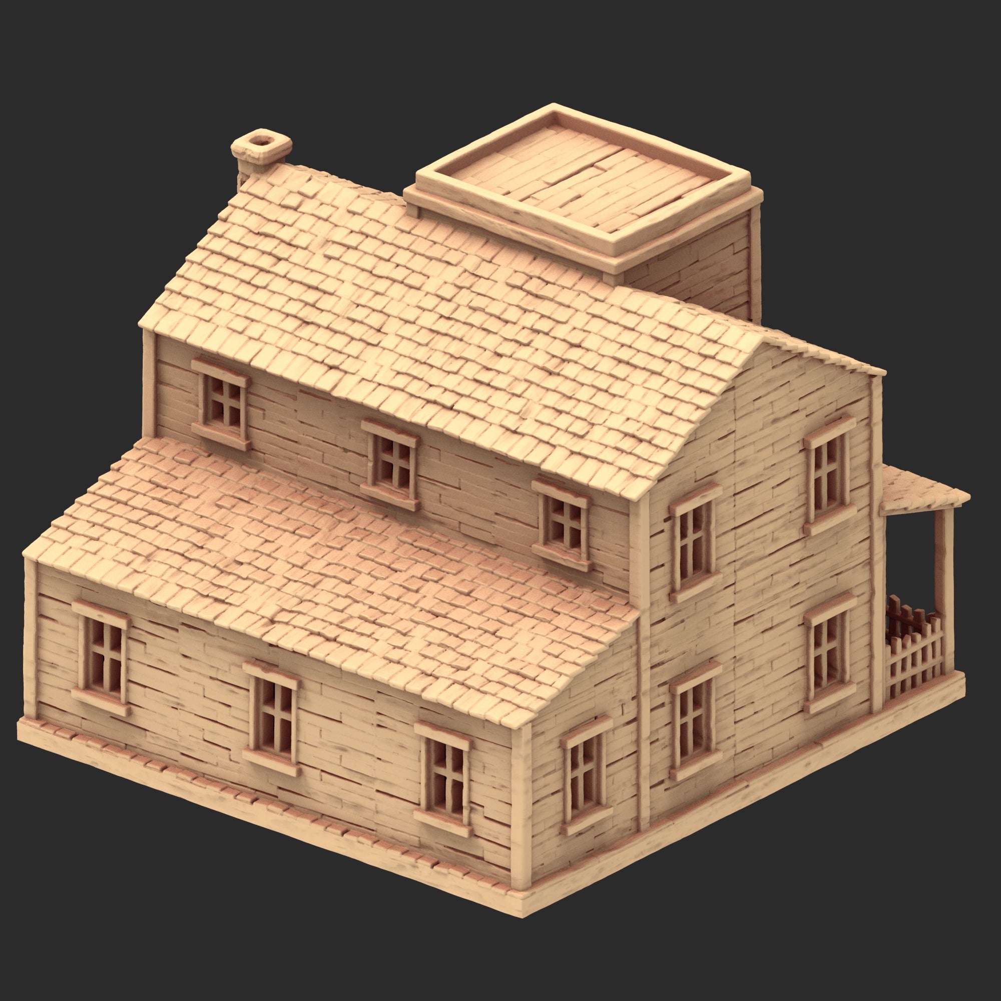 Wild West - Small town Part 2 - x13 Buildings