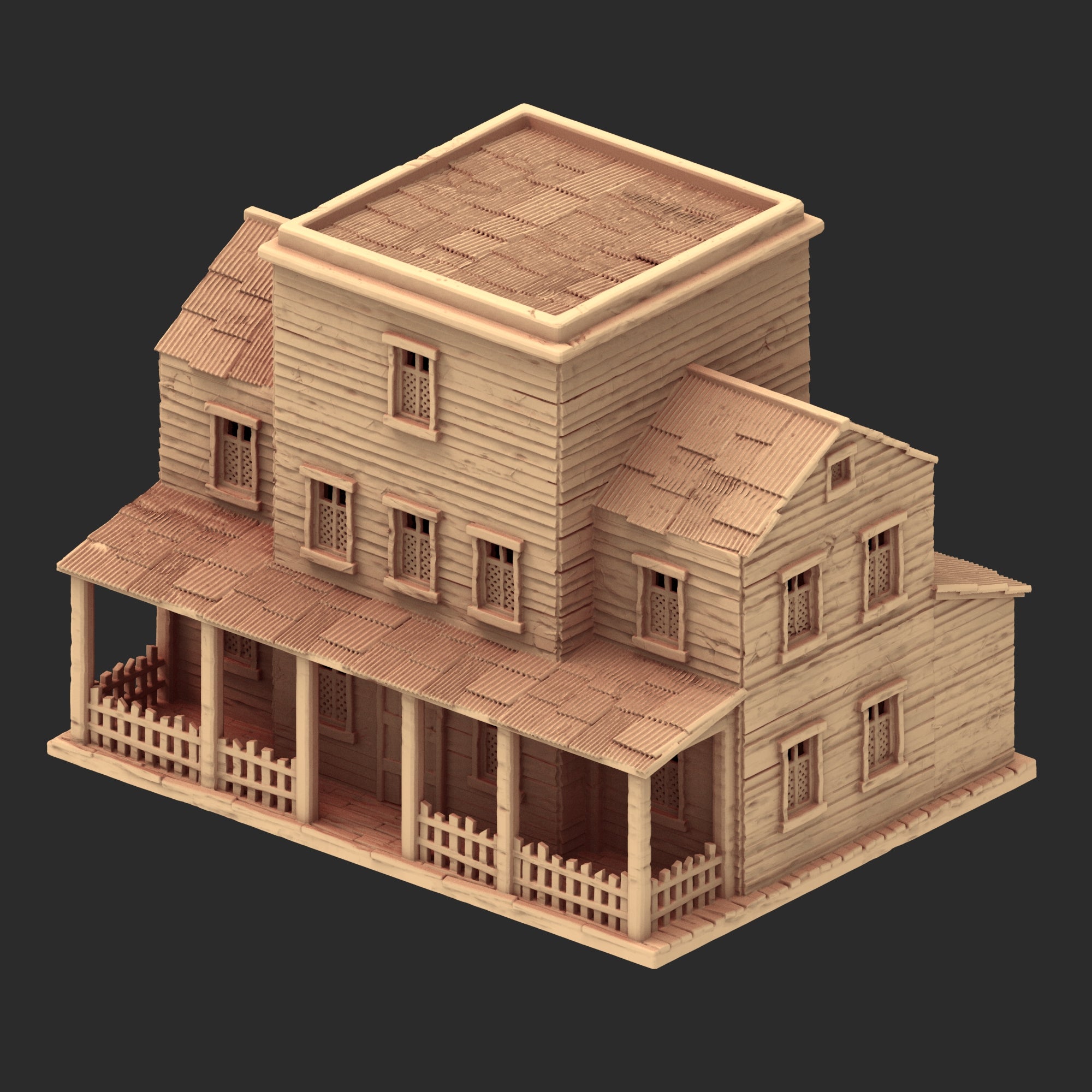 Wild West - Small town Part 2 - x13 Buildings