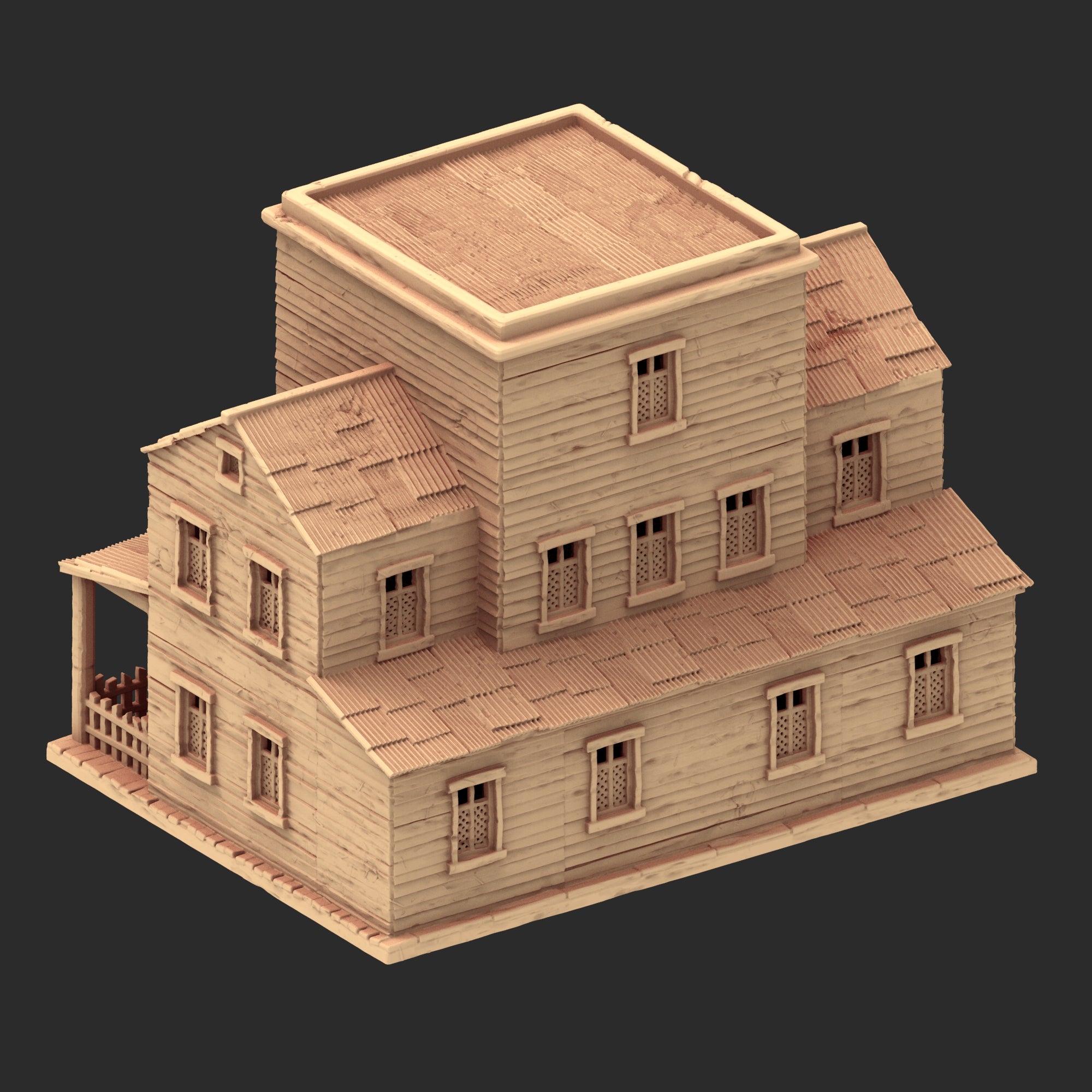 Wild West - Small town Part 2 - x13 Buildings