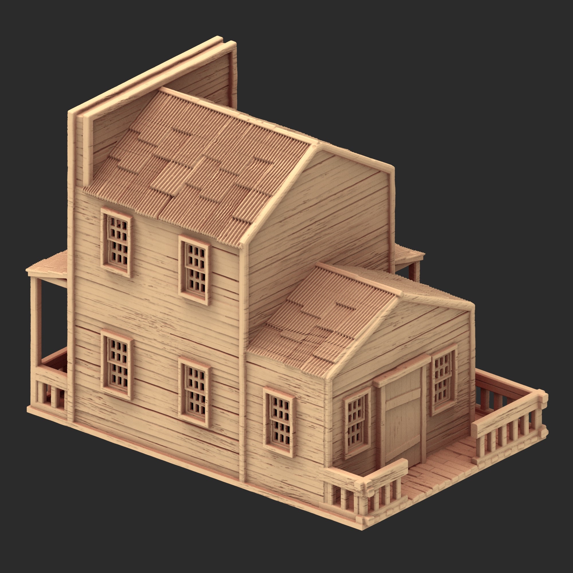 Wild West - Small town Part 2 - x13 Buildings