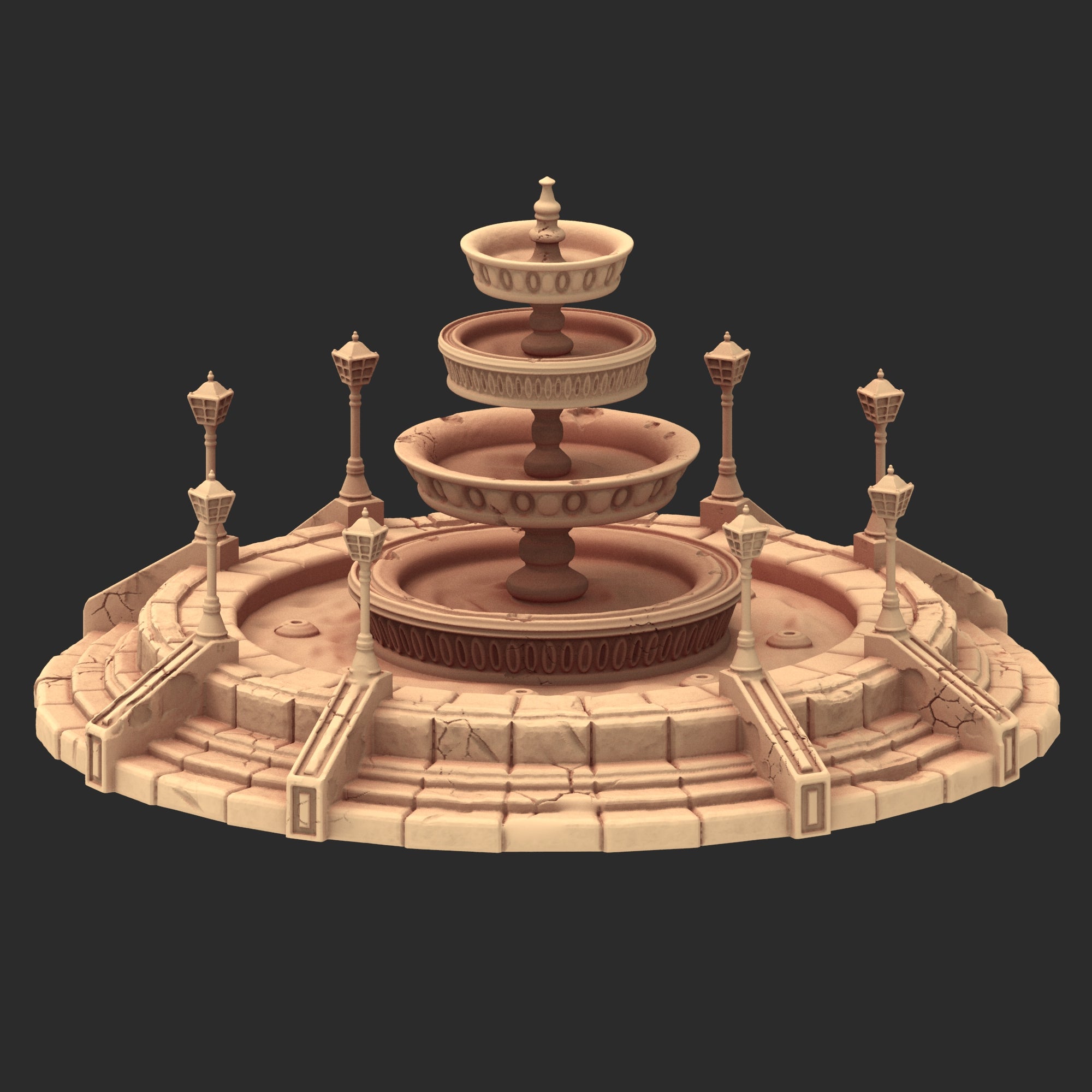 Market Town Part 1 - x10 Buildings, x6 Stalls