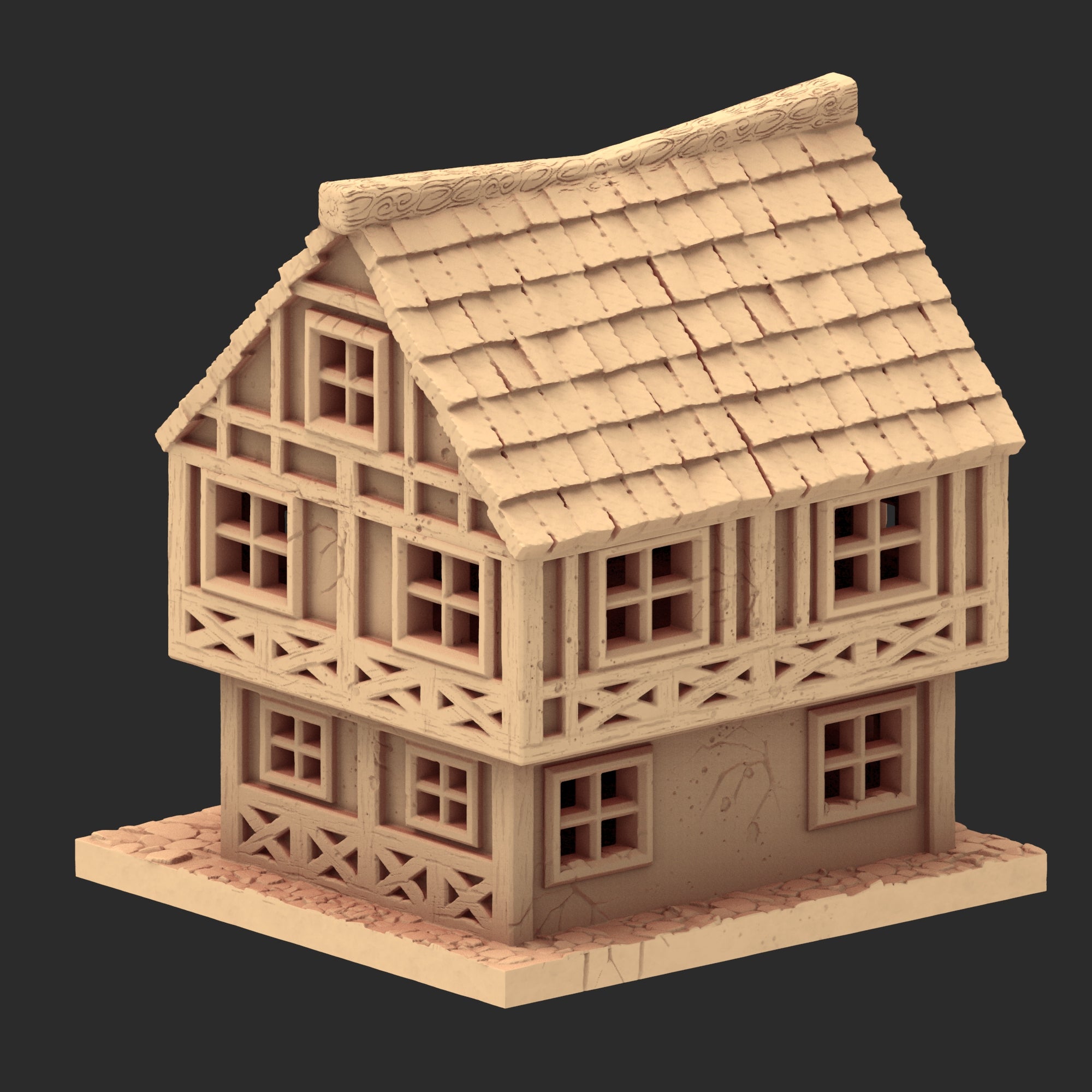 Market Town Part 1 - x10 Buildings, x6 Stalls