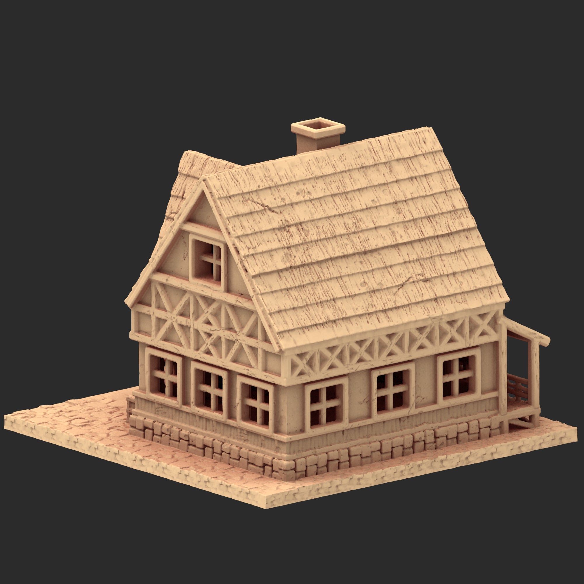 Market Town Part 1 - x10 Buildings, x6 Stalls