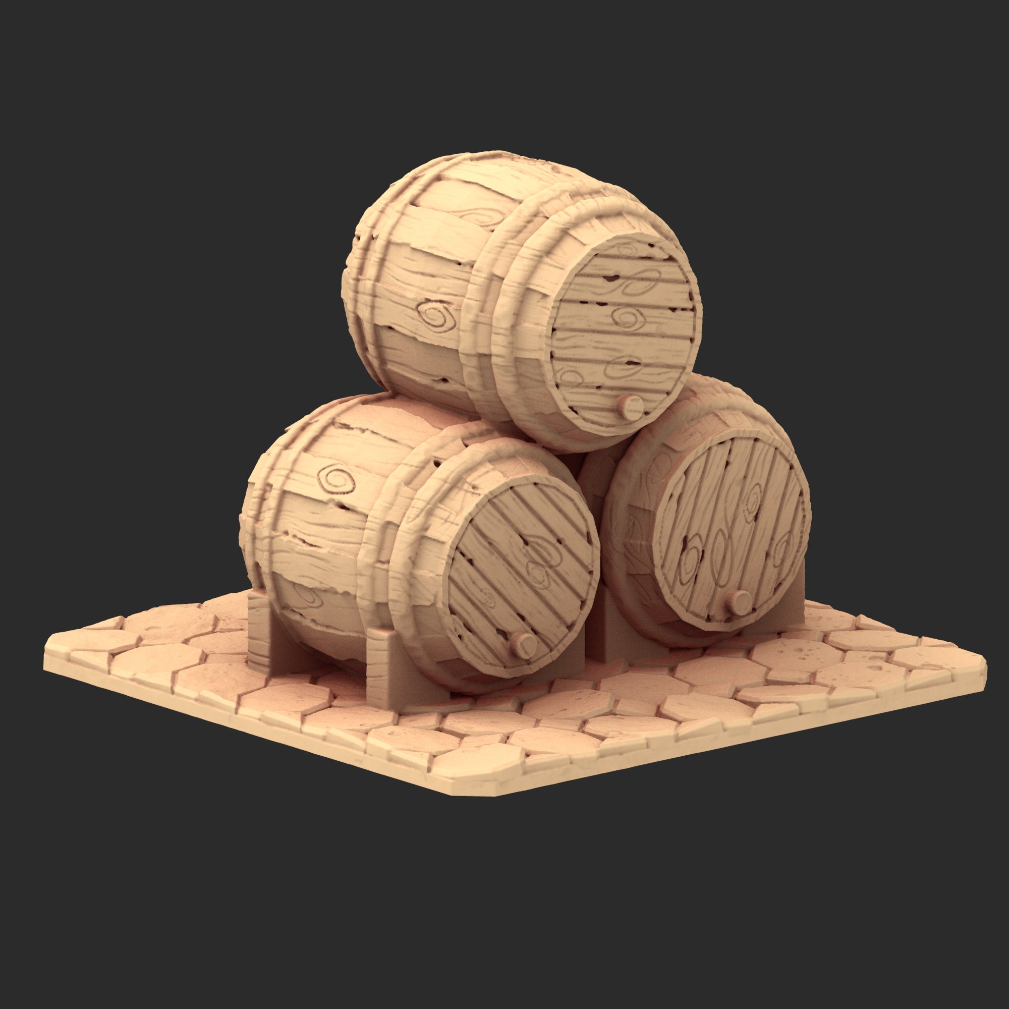 Market Town Part 1 - x10 Buildings, x6 Stalls