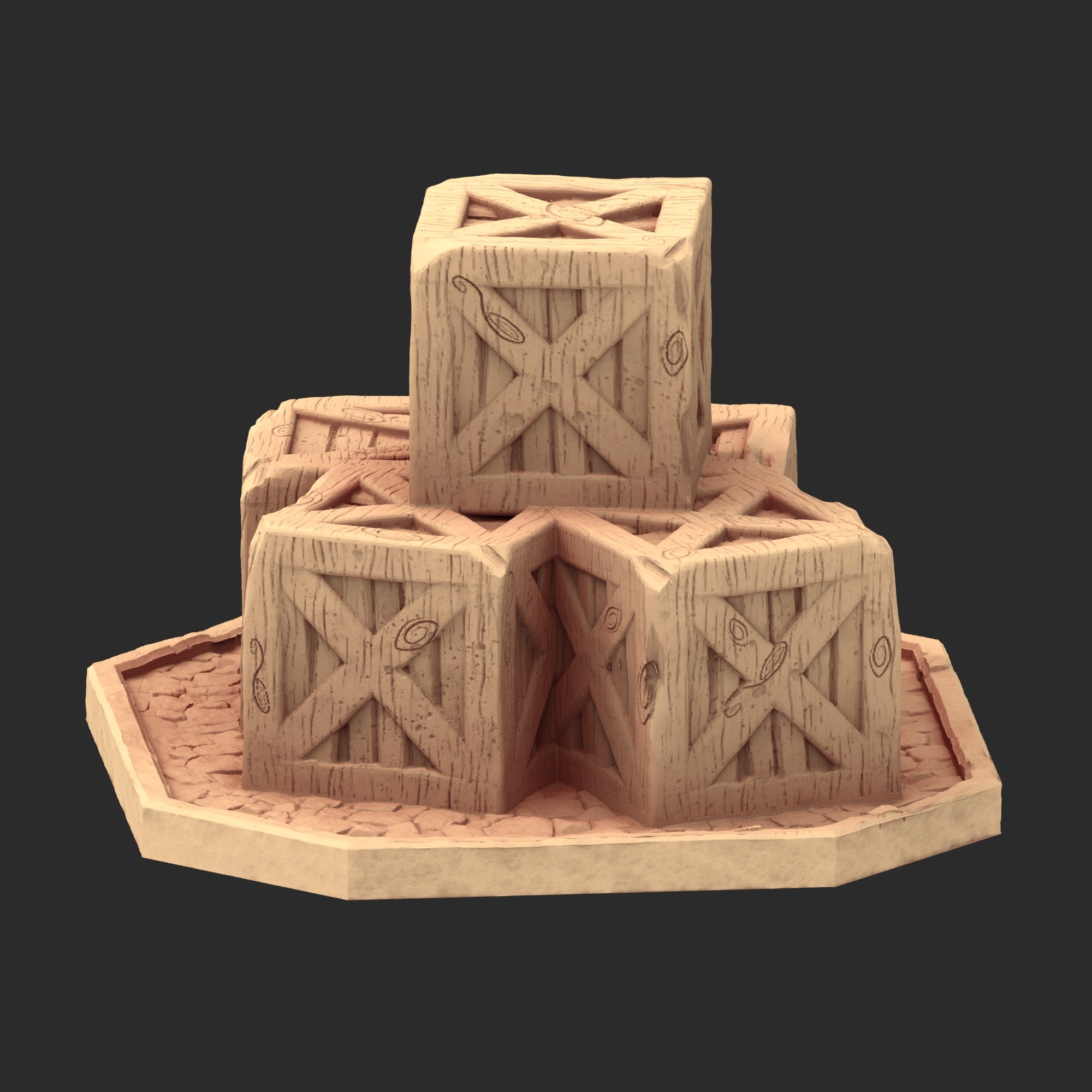 Market Town Part 1 - x10 Buildings, x6 Stalls