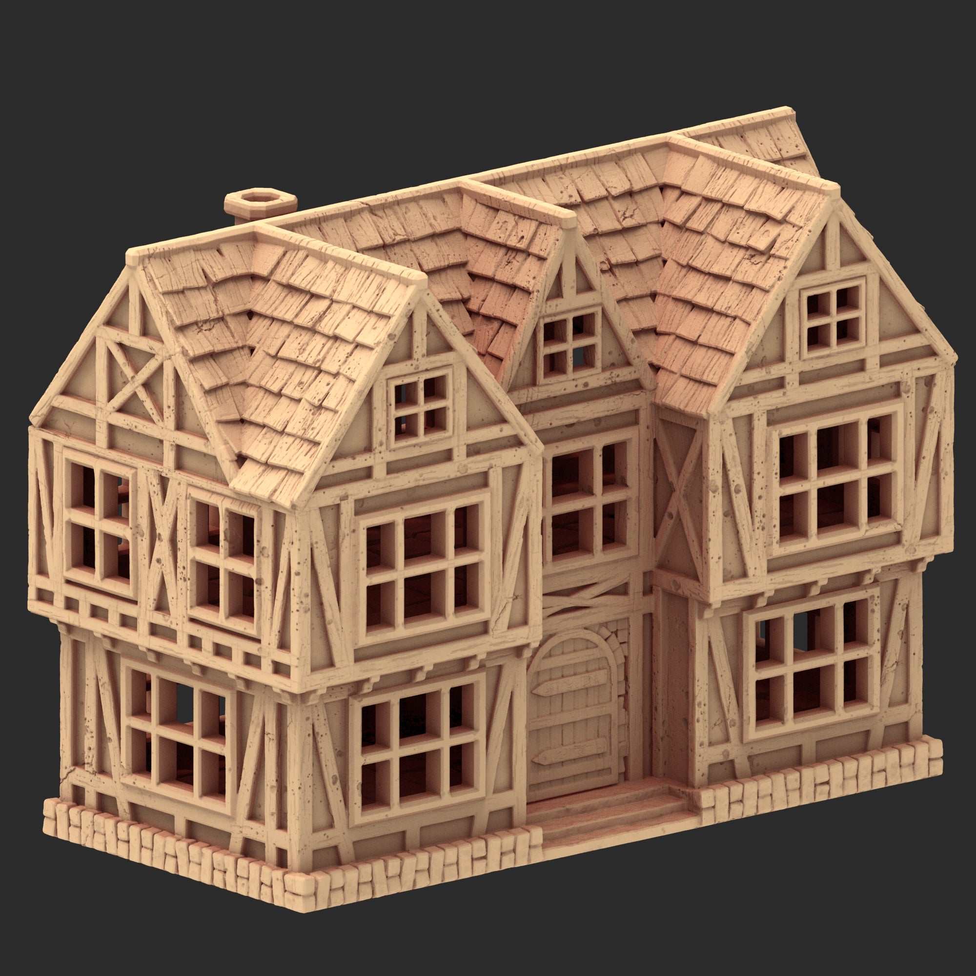 Market Town Part 2 - x8 Buildings, x6 Stalls