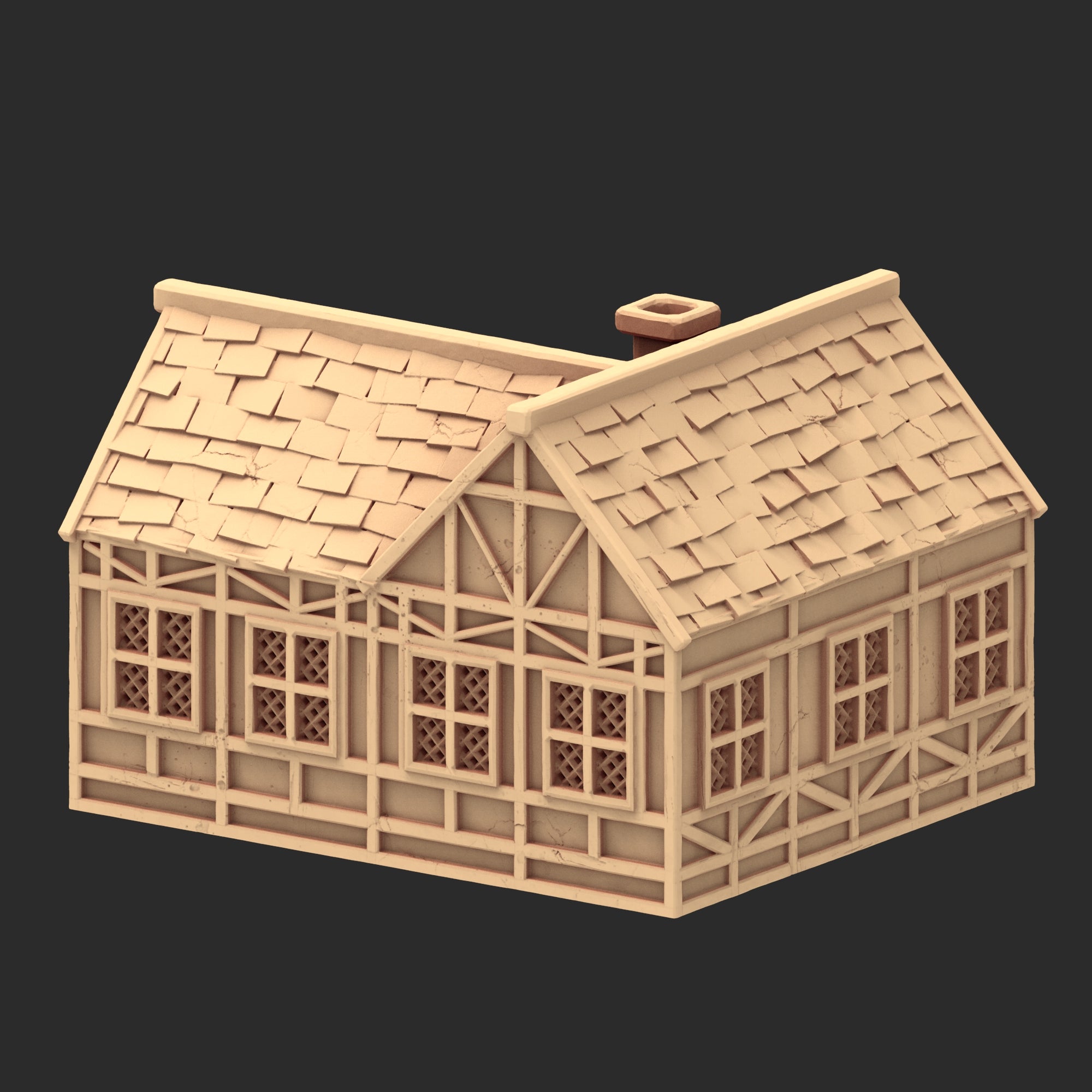 Market Town Part 2 - x8 Buildings, x6 Stalls