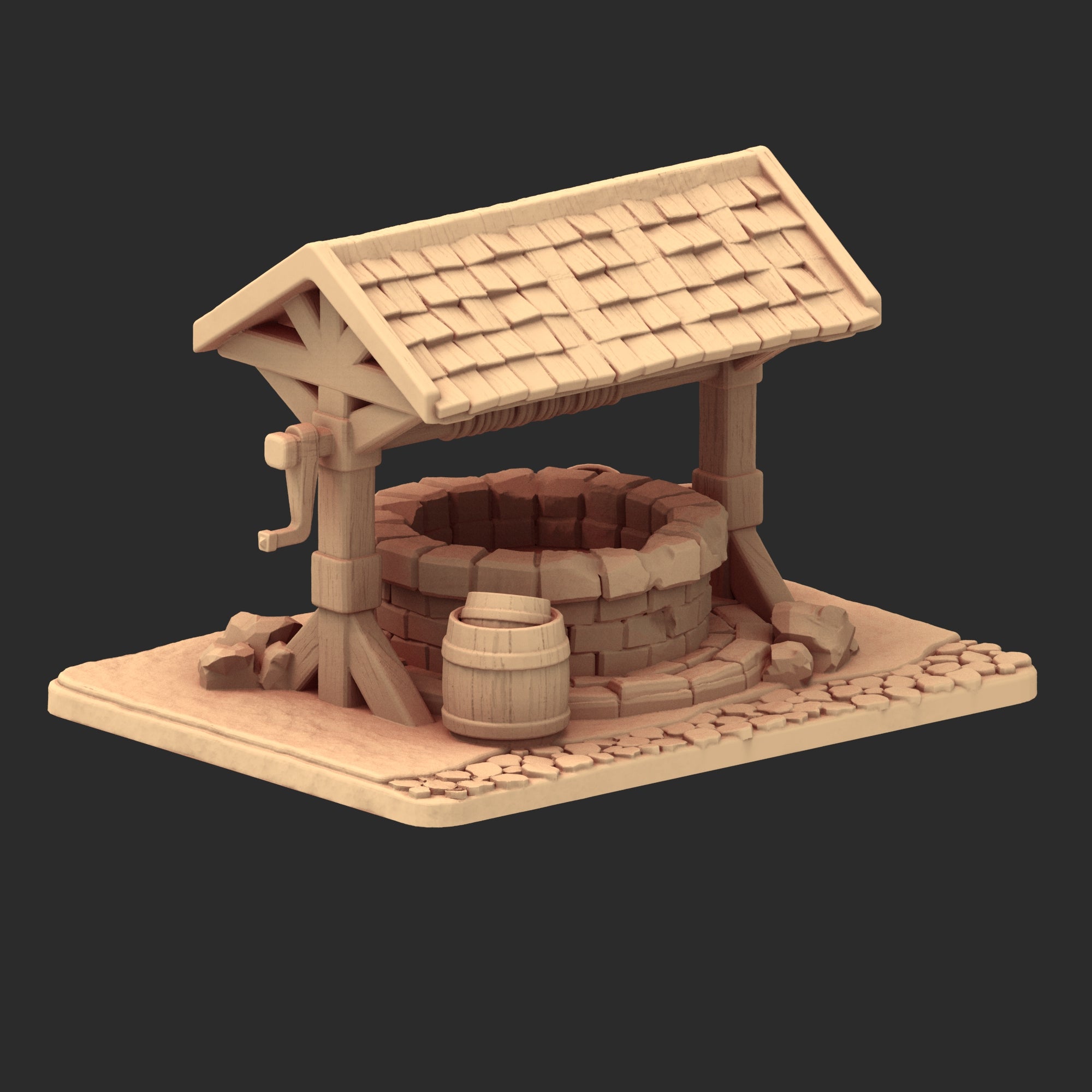 Market Town Part 2 - x8 Buildings, x6 Stalls