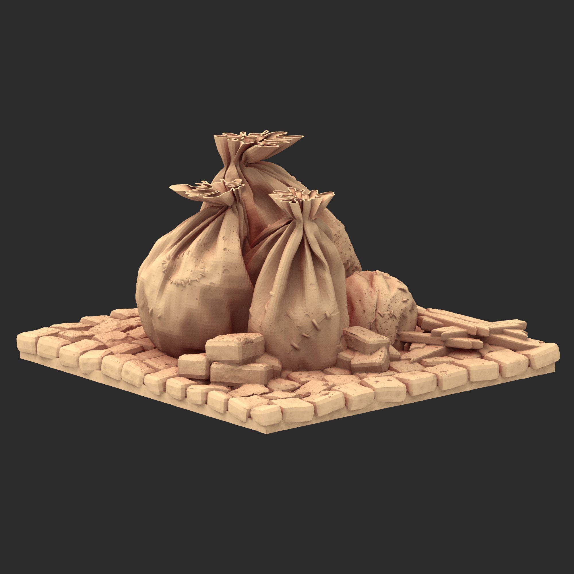 Market Town Part 2 - x8 Buildings, x6 Stalls