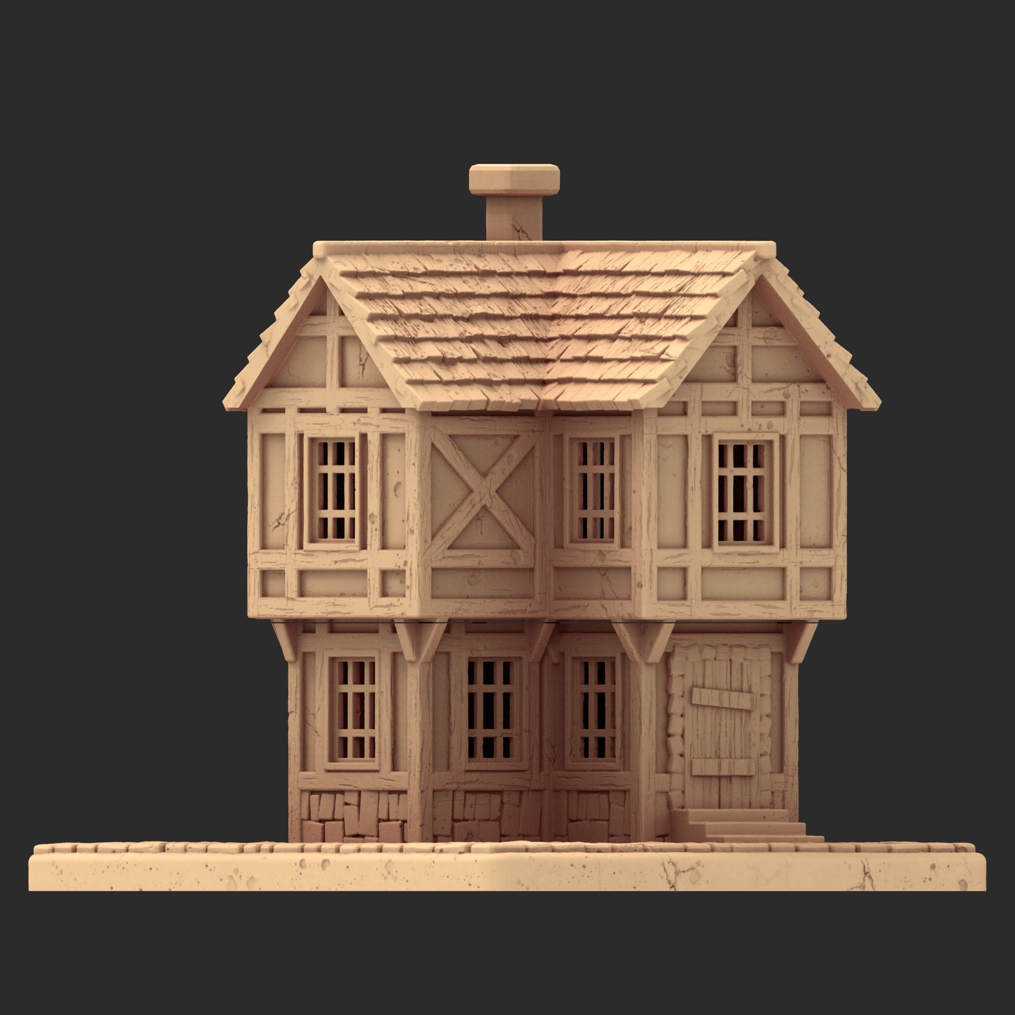 Market Town Part 3 - x10 Buildings, x6 Stalls