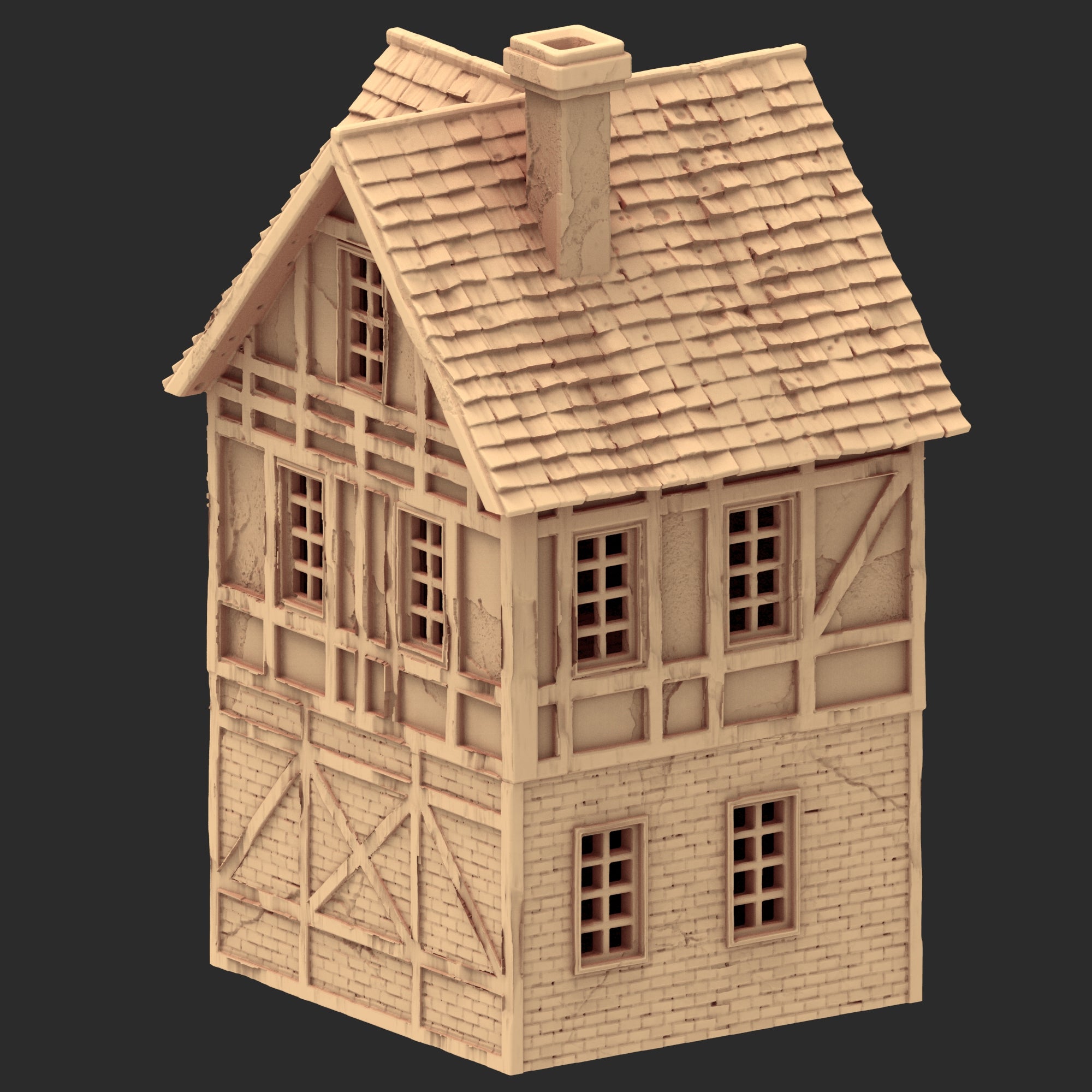 Market Town Part 4 - x11 Buildings, x5 Stalls