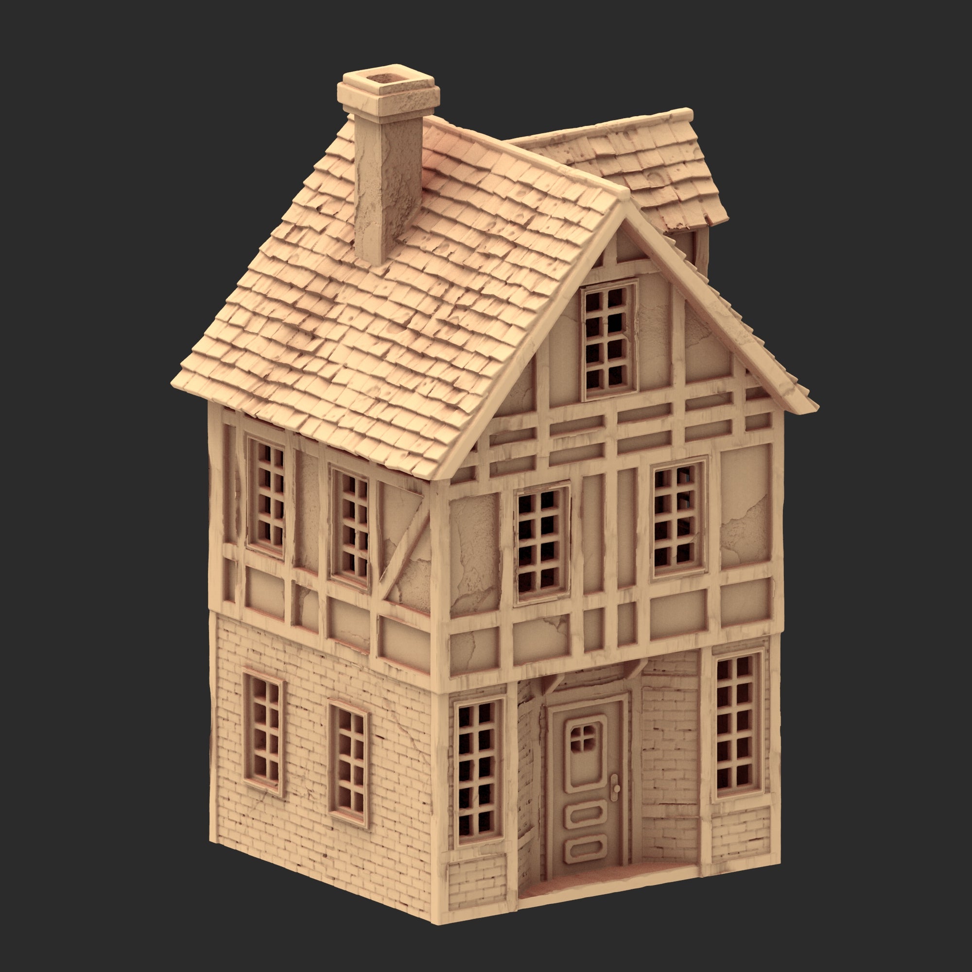 Market Town Part 4 - x11 Buildings, x5 Stalls