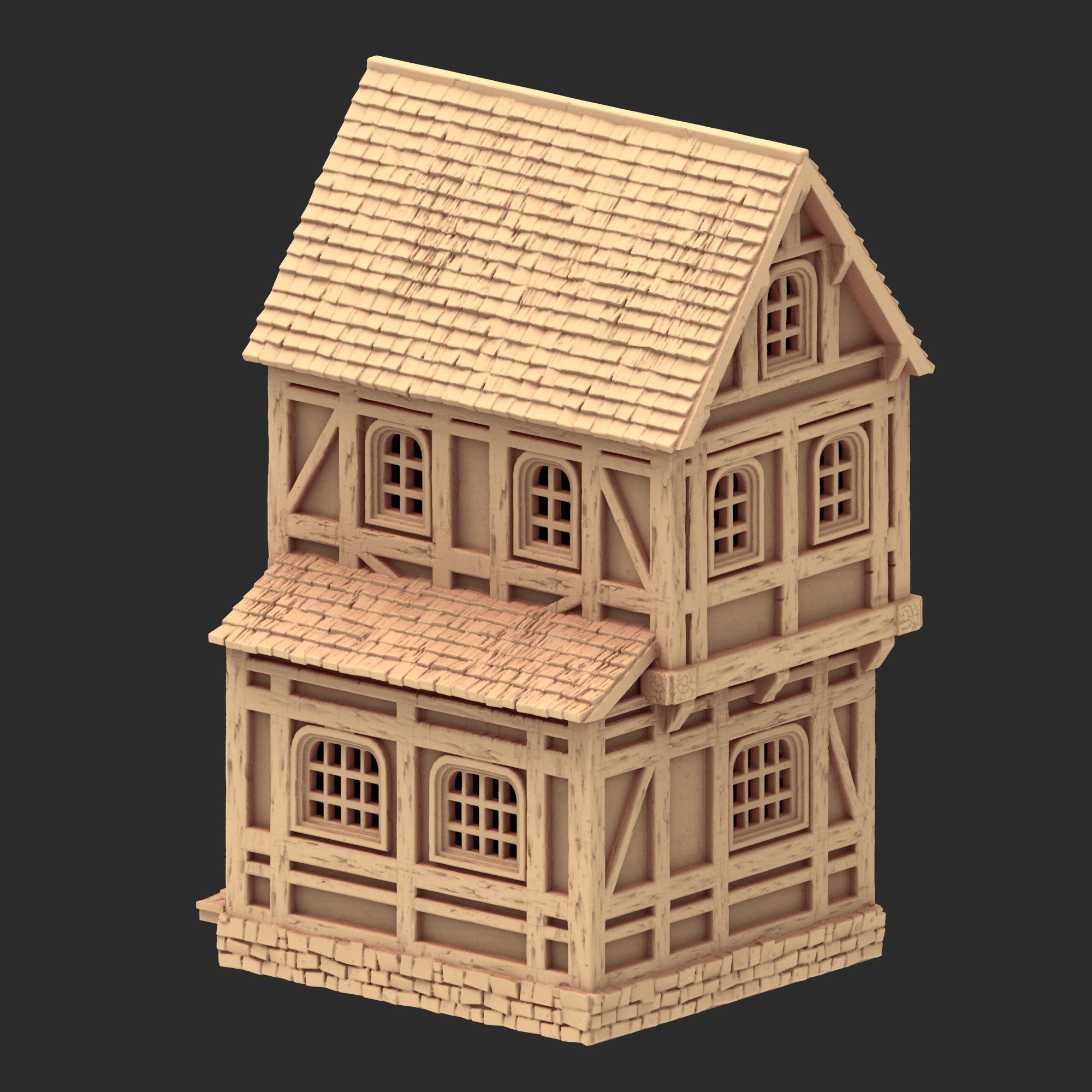 Market Town Part 4 - x11 Buildings, x5 Stalls