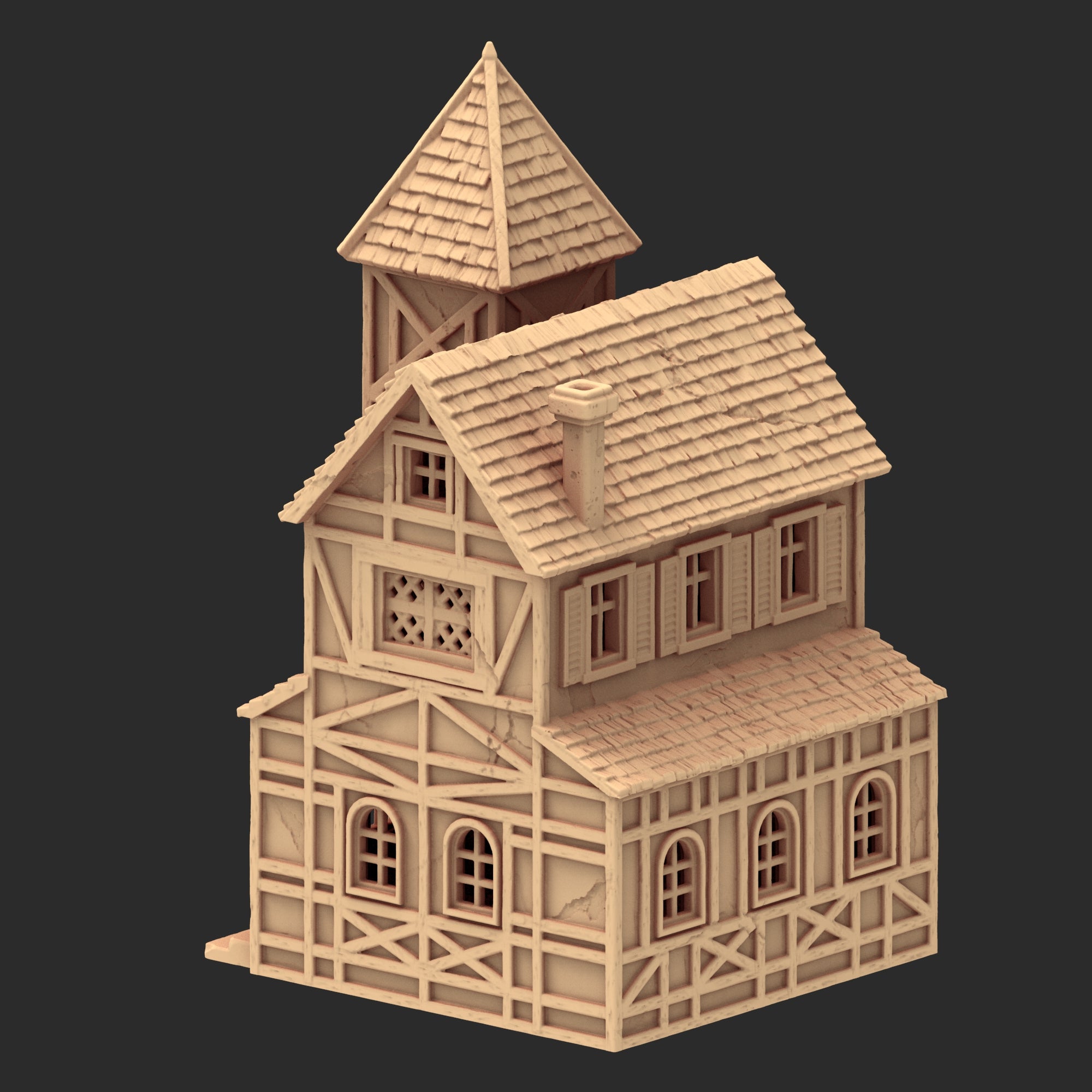 Market Town Part 4 - x11 Buildings, x5 Stalls