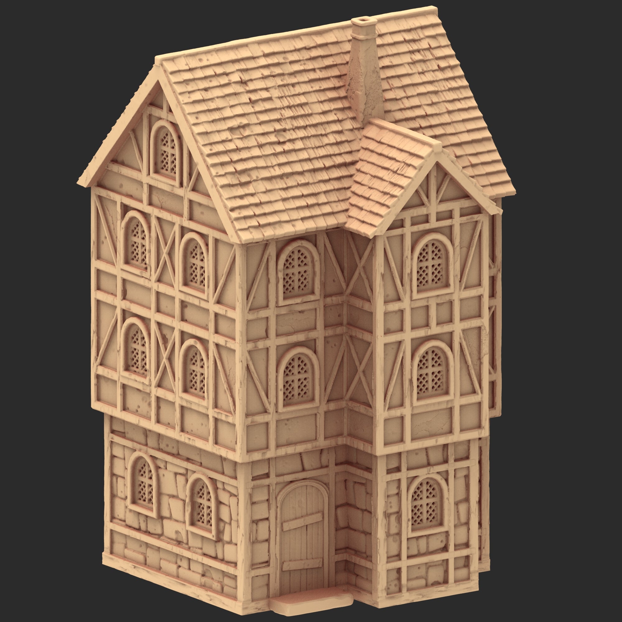 Market Town Part 4 - x11 Buildings, x5 Stalls