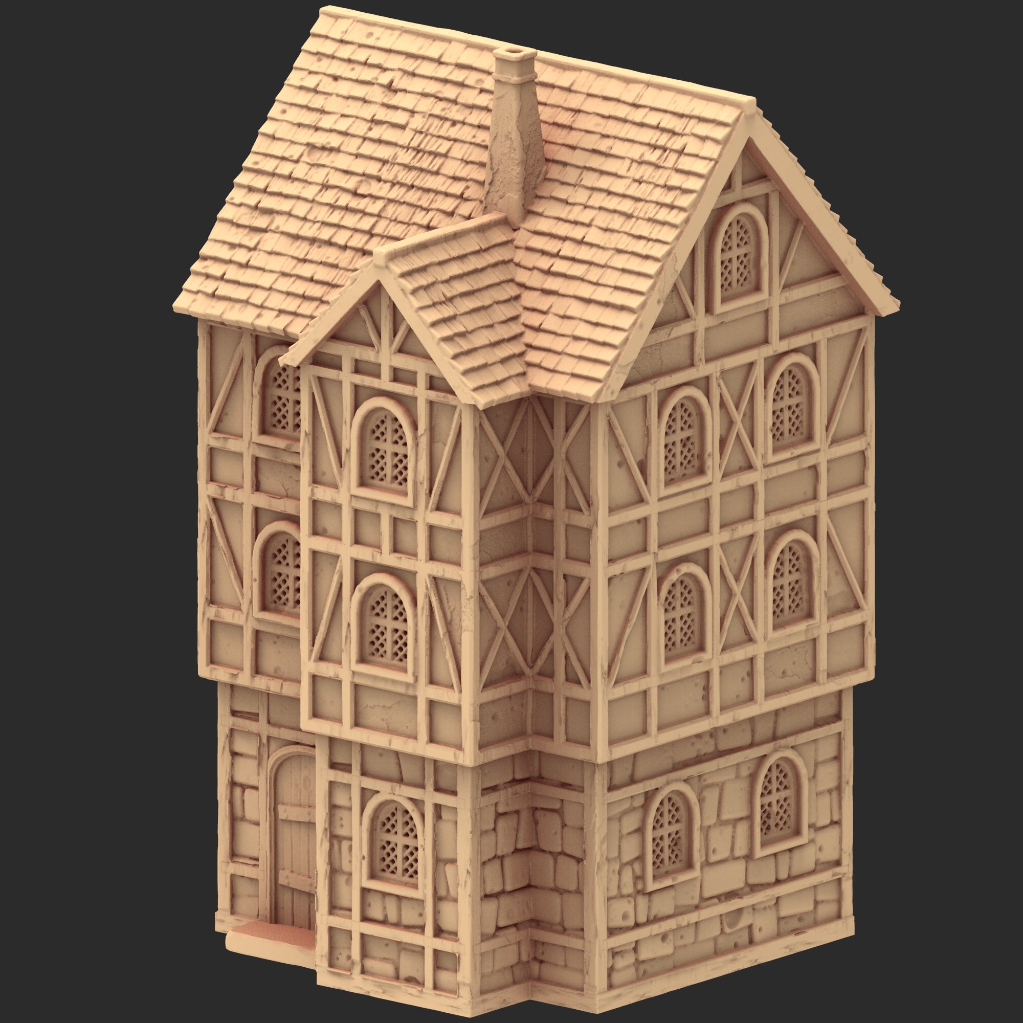 Market Town Part 4 - x11 Buildings, x5 Stalls