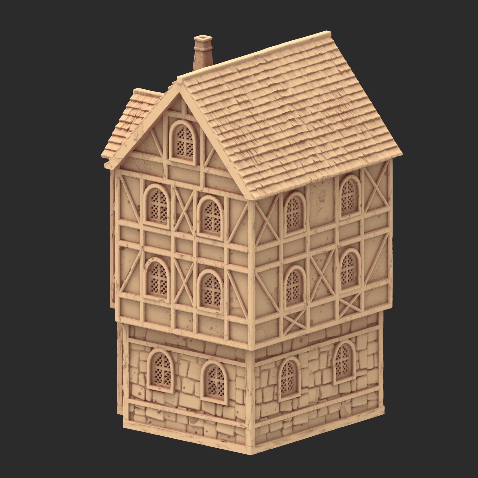 Market Town Part 4 - x11 Buildings, x5 Stalls