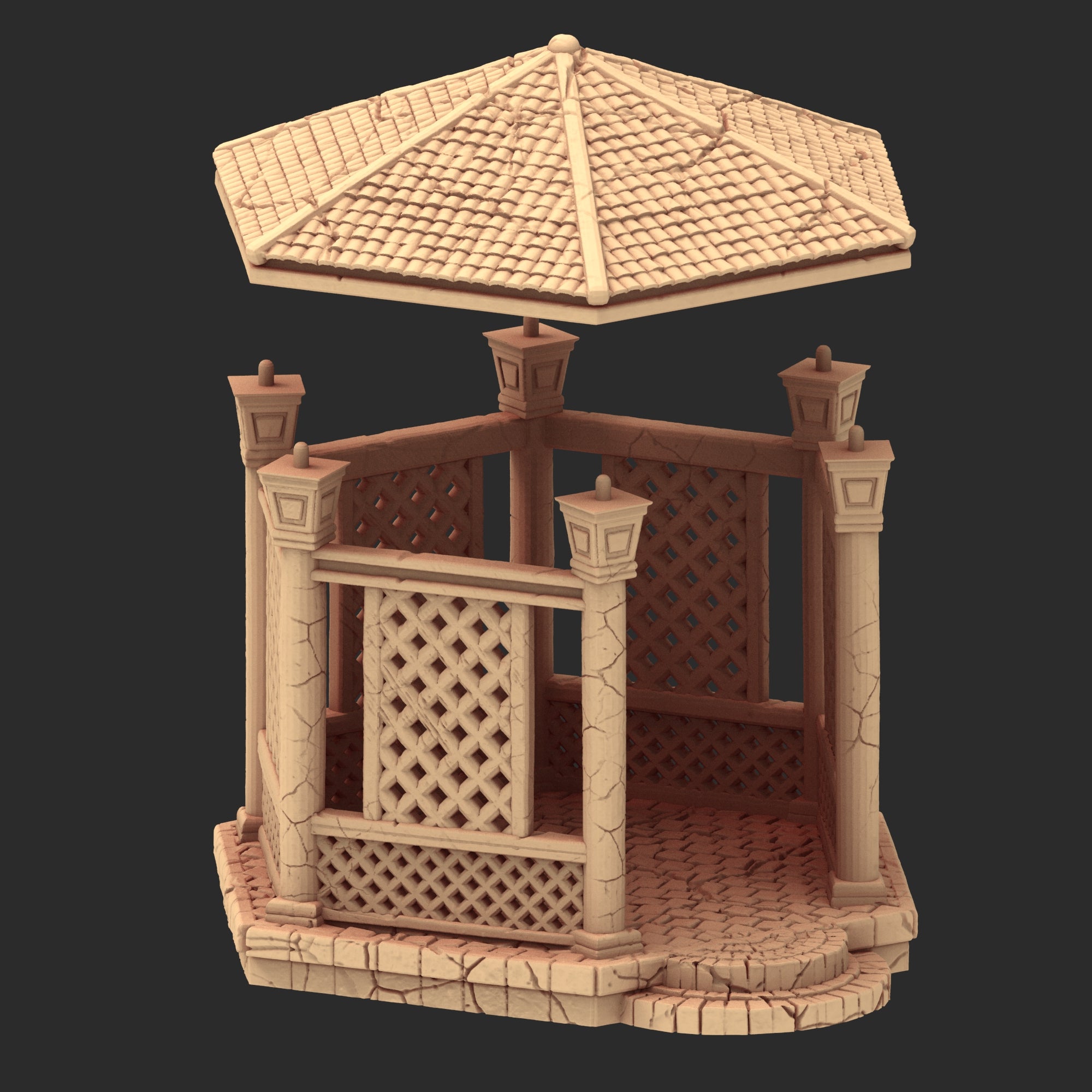 Provence Architecture Part 2 – x9 Printable STL Buildings (28mm Scale)