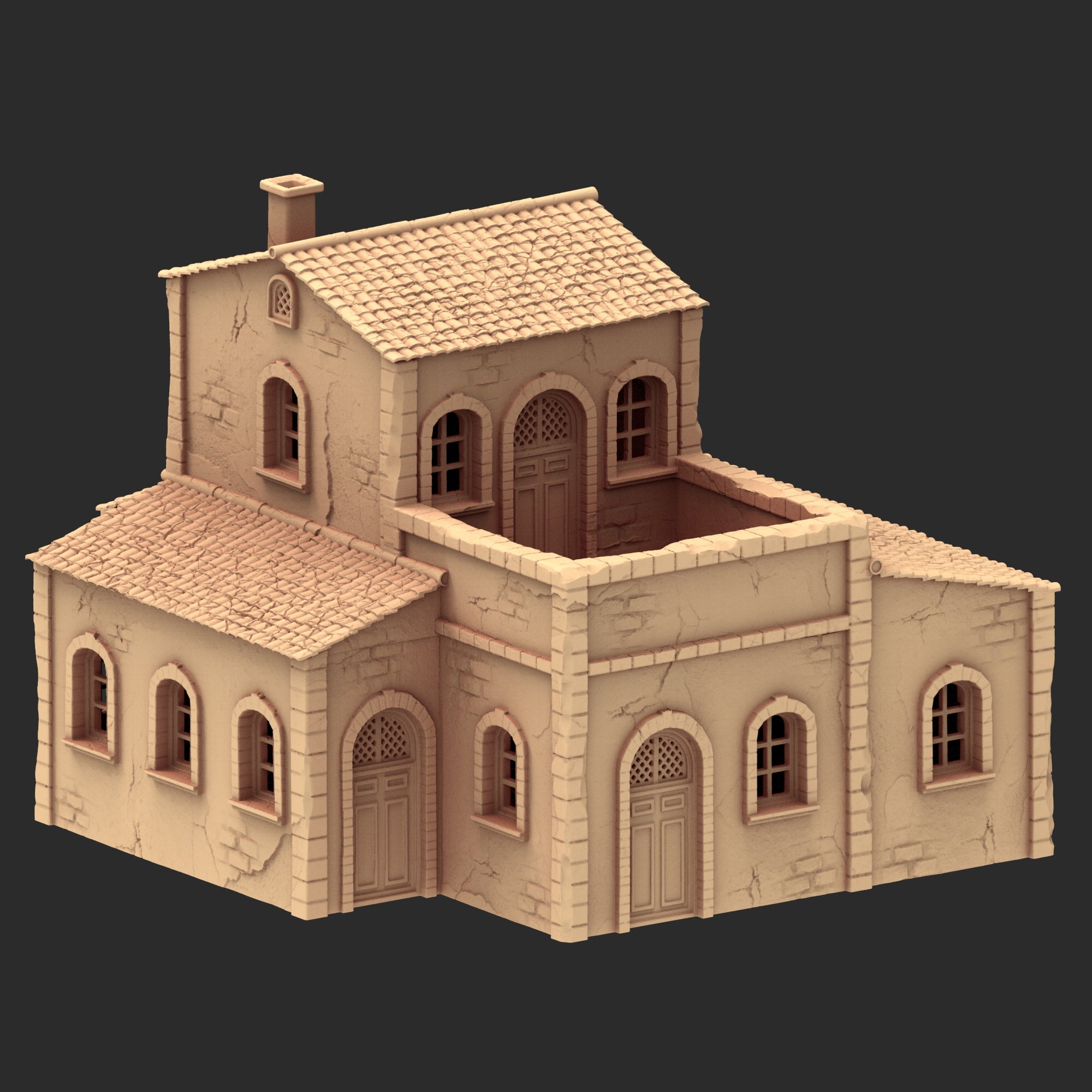 Provence Architecture Part 2 – x9 Printable STL Buildings (28mm Scale)