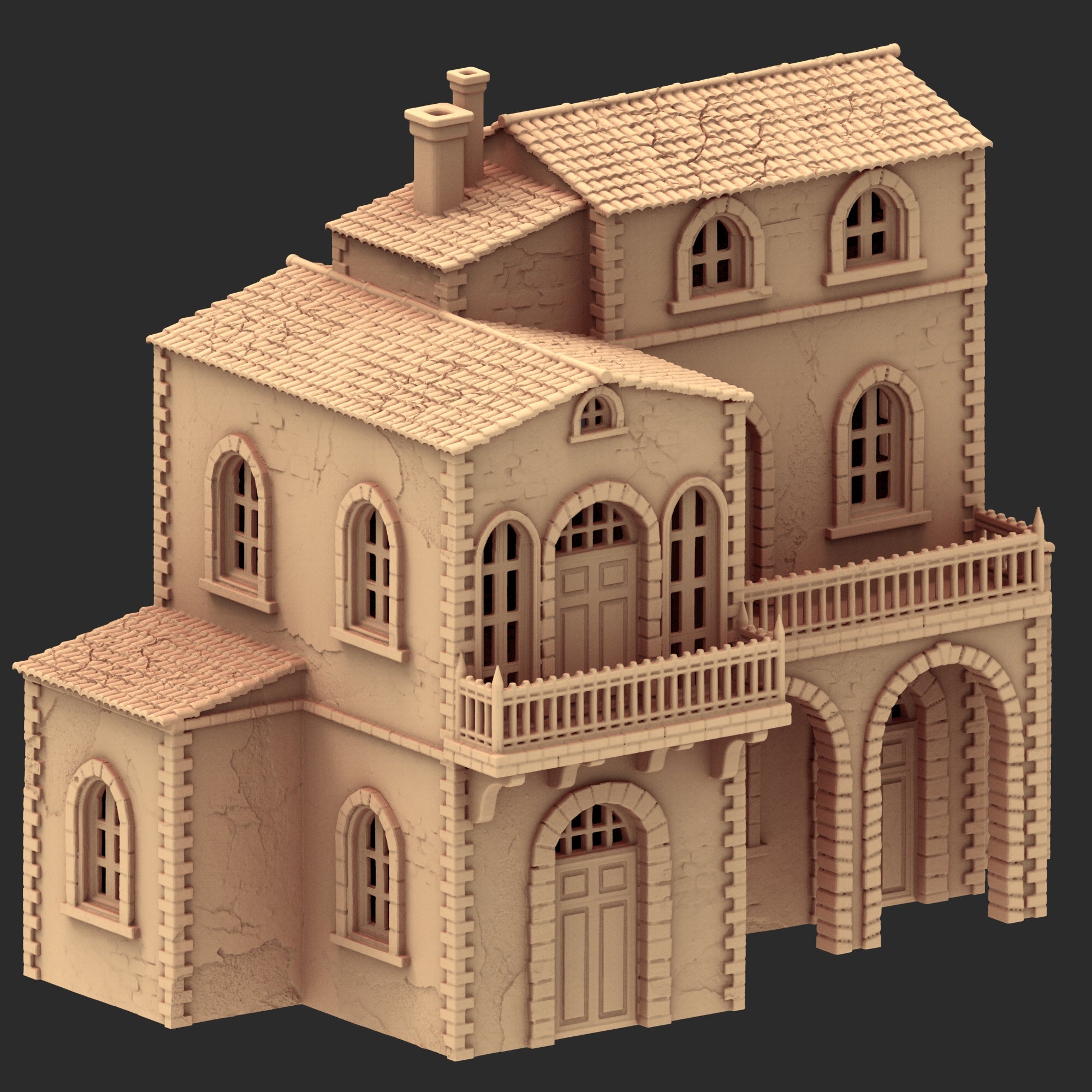 Provence Architecture Part 2 – x9 Printable STL Buildings (28mm Scale)