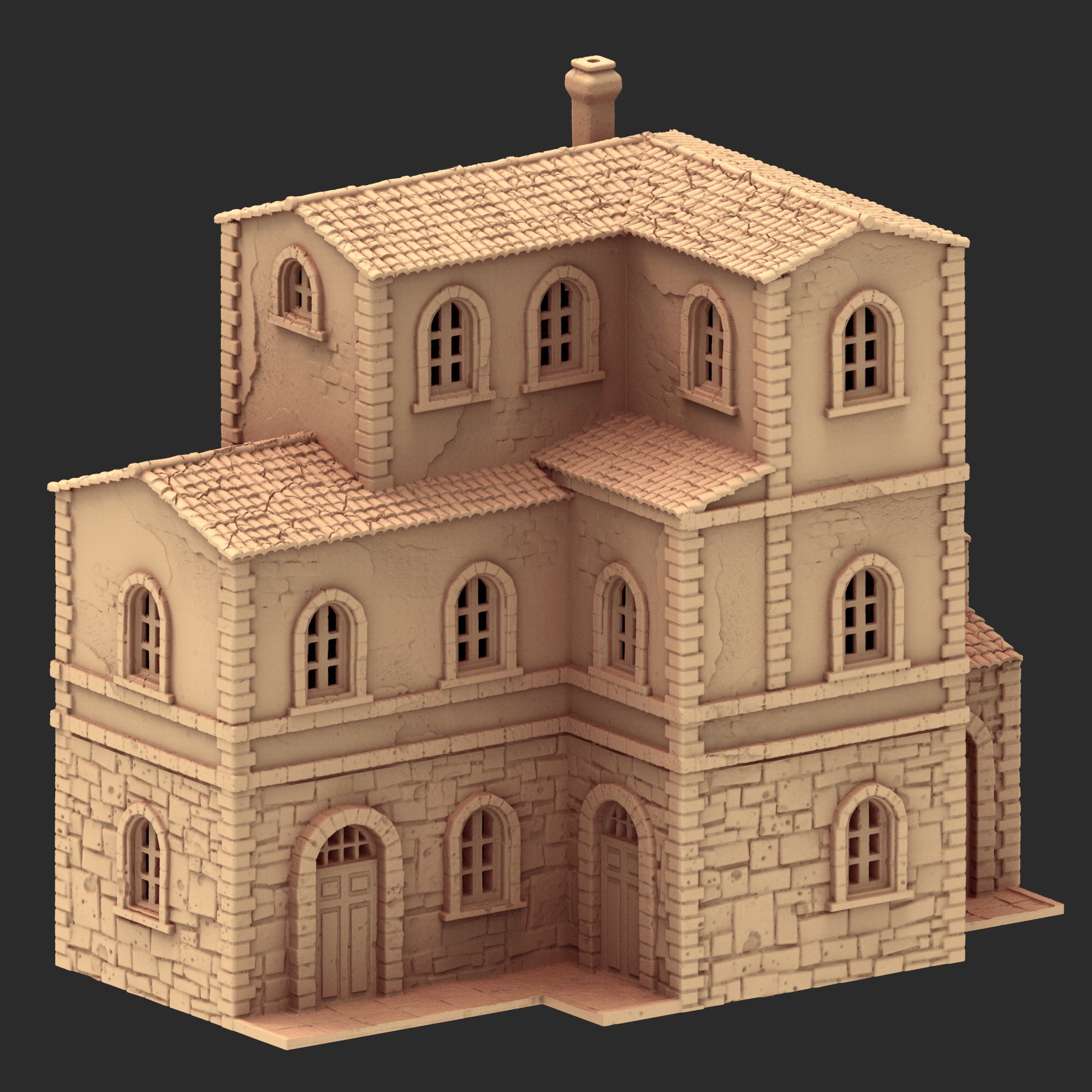 Provence Architecture Part 2 – x9 Printable STL Buildings (28mm Scale)