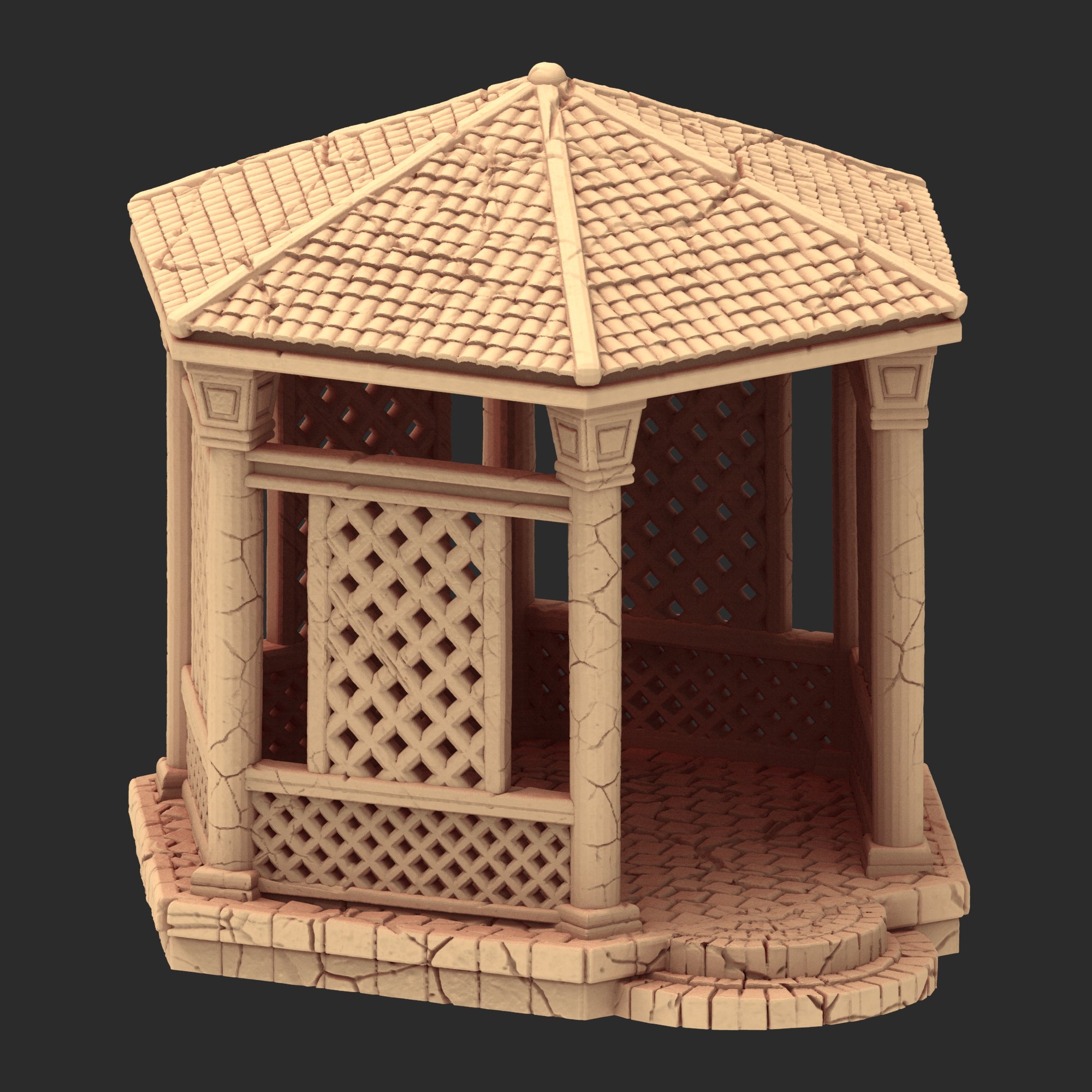 Provence Architecture Part 2 – x9 Printable STL Buildings (28mm Scale)