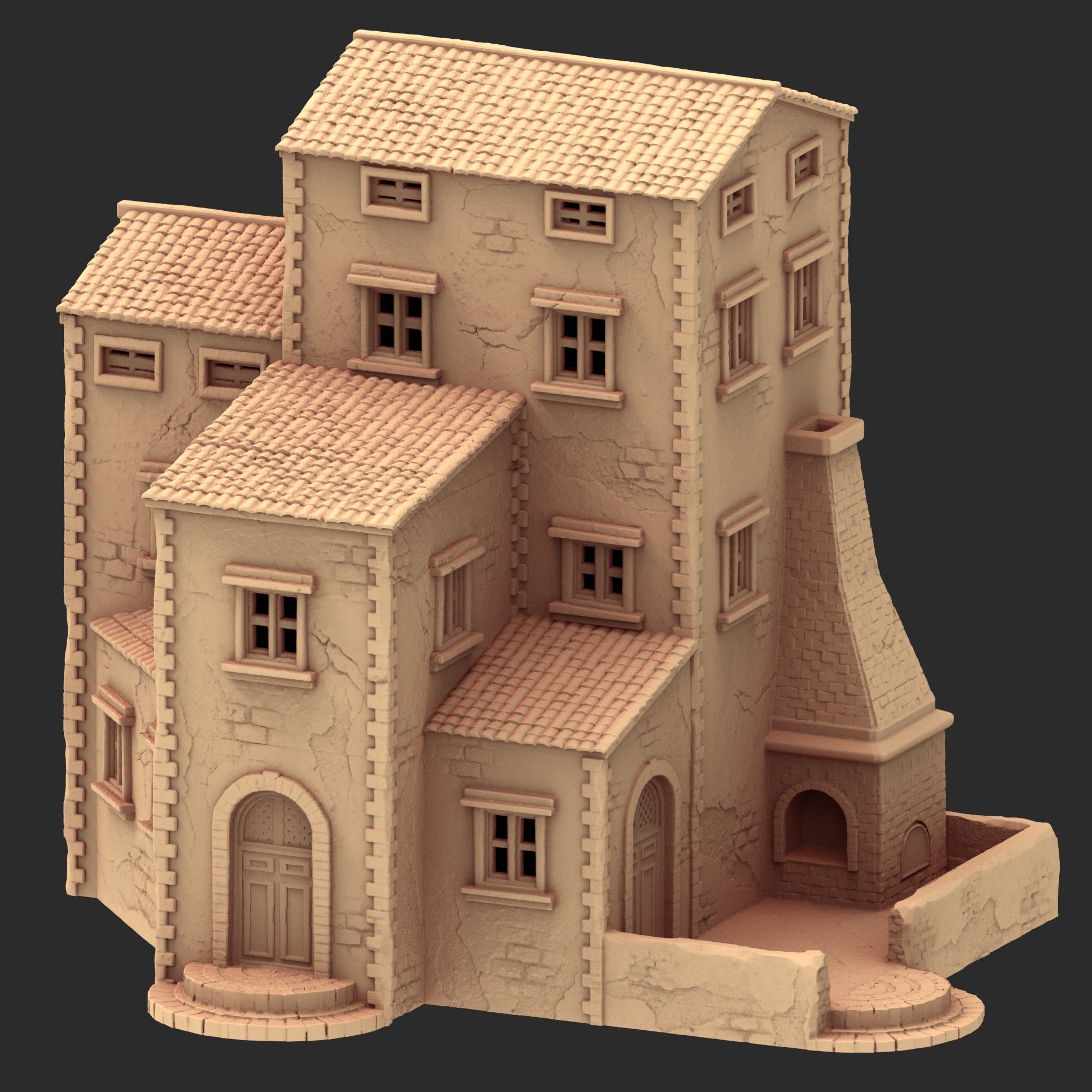 Provence Architecture Part 2 – x9 Printable STL Buildings (28mm Scale)