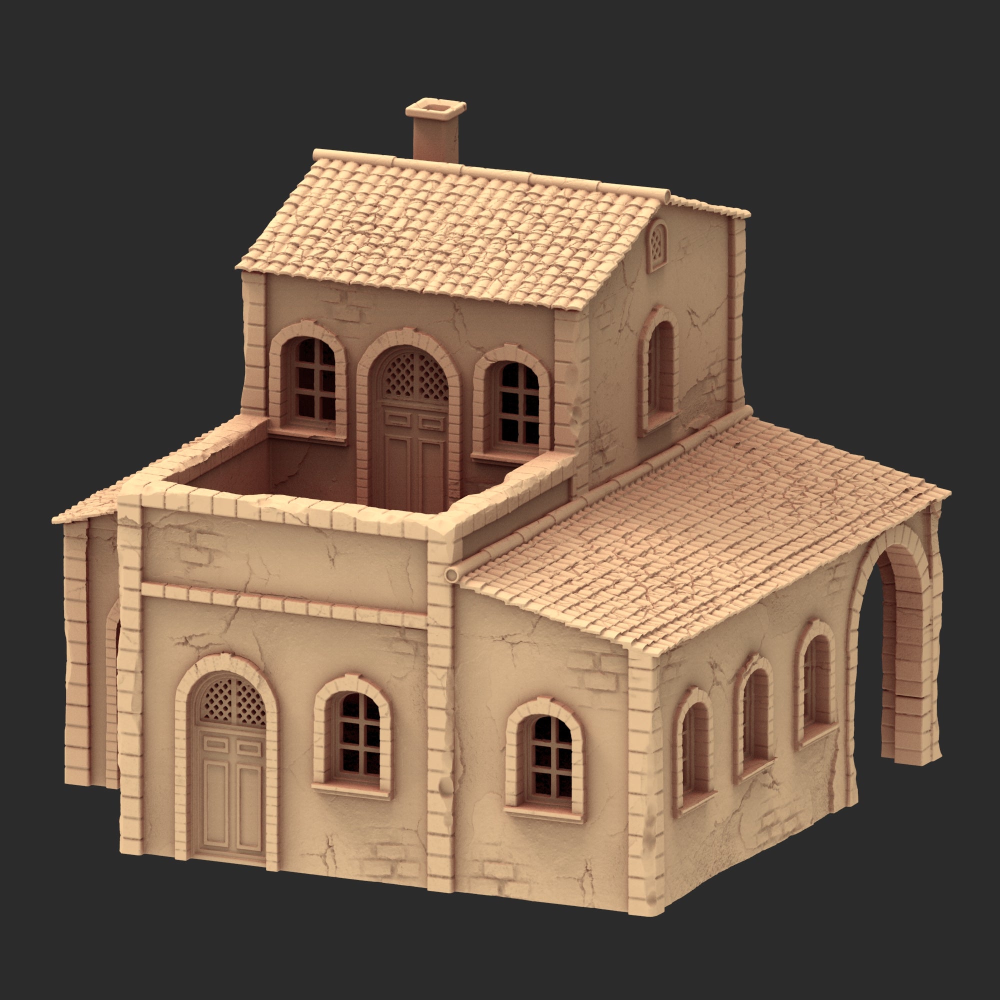 Provence Architecture Part 2 – x9 Printable STL Buildings (28mm Scale)