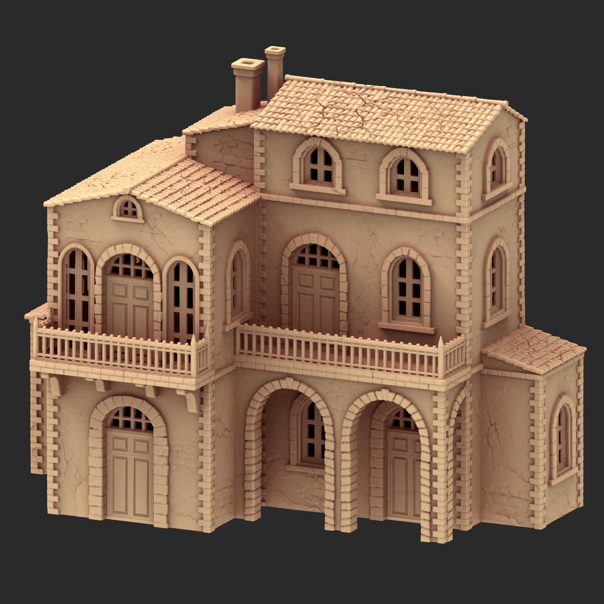Provence Architecture Part 2 – x9 Printable STL Buildings (28mm Scale)