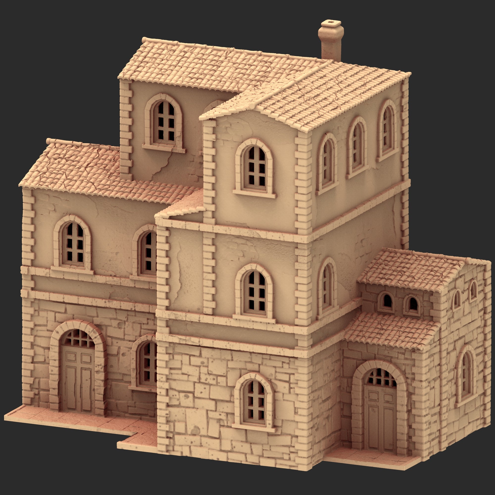 Provence Architecture Part 2 – x9 Printable STL Buildings (28mm Scale)